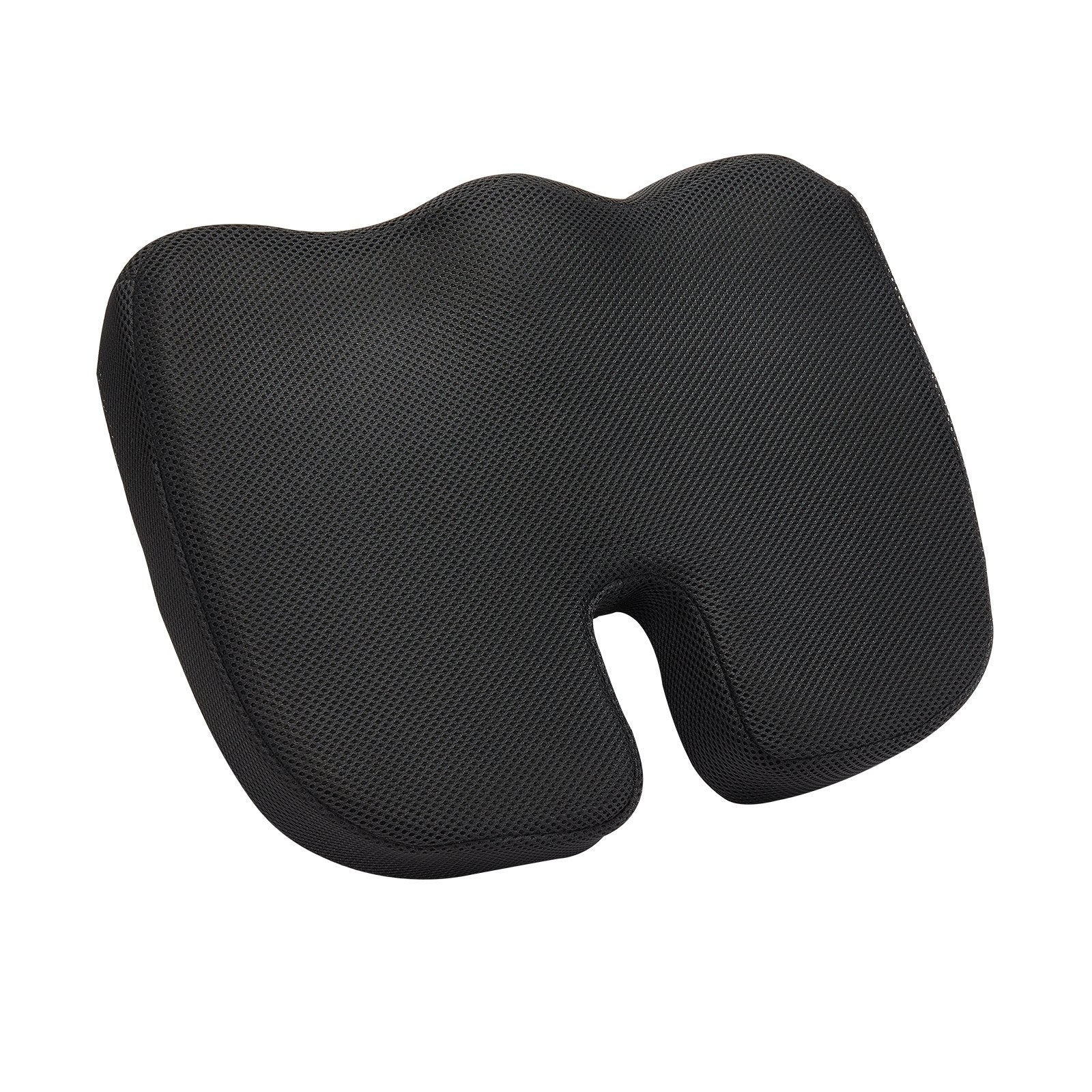 VEVOR Seat Cushion, Memory Foam Seat Chair Cushion for Pressure Relief, Soft & Breathable Wheelchair Seat Pad with Removable Cover for Travel, Office, Car, Airplane - Lightweight and Portable