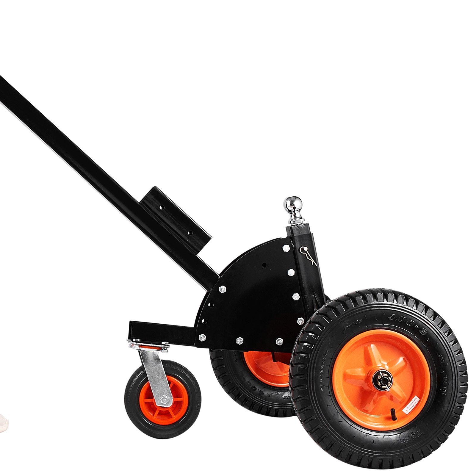 VEVOR Trailer Dolly, 1500lbs Tongue Weight Capacity, 2 in 1 Trailer Mover with 2 in Ball, 16 in Pneumatic Tires and Universal Wheel, Portable Tow Dolly for Moving Car RV Trailer