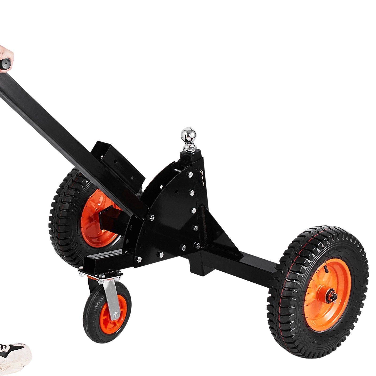 VEVOR Trailer Dolly, 1500lbs Tongue Weight Capacity, 2 in 1 Trailer Mover with 2 in Ball, 16 in Pneumatic Tires and Universal Wheel, Portable Tow Dolly for Moving Car RV Trailer