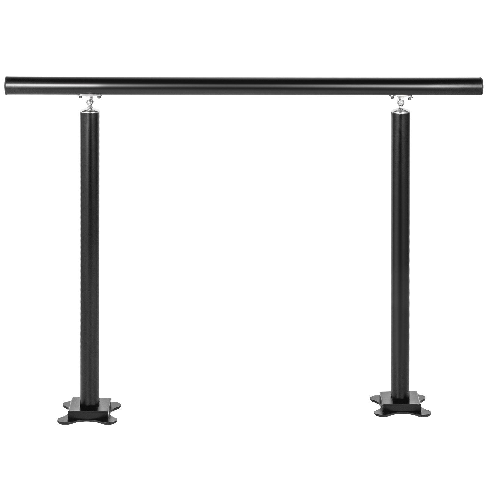 VEVOR Handrail Outdoor Stairs, 3ft, 34 Inch Outdoor Handrail, Outdoor Stair Railing Adjustable from 0 to 60 Degrees Handrail for Stairs Outdoor Black Aluminum Stair Railing for Garden, Office Area