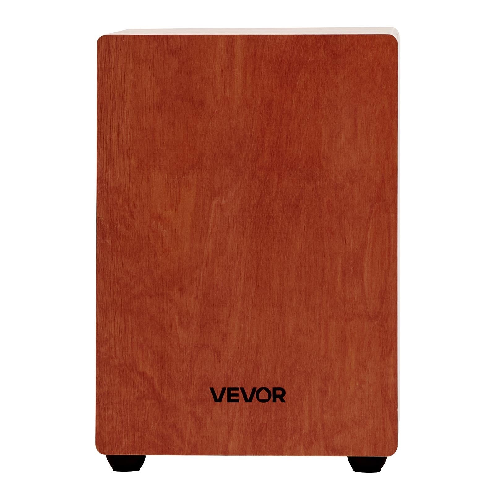 VEVOR Cajon Box Drum, with Internal Guitar Strings, Lightweight Wooden Percussion Box, Portable Birch Wood Drum Musical Instrument with Silicone Feet, for Beginner & Professional, 305 x 305 x 430 mm