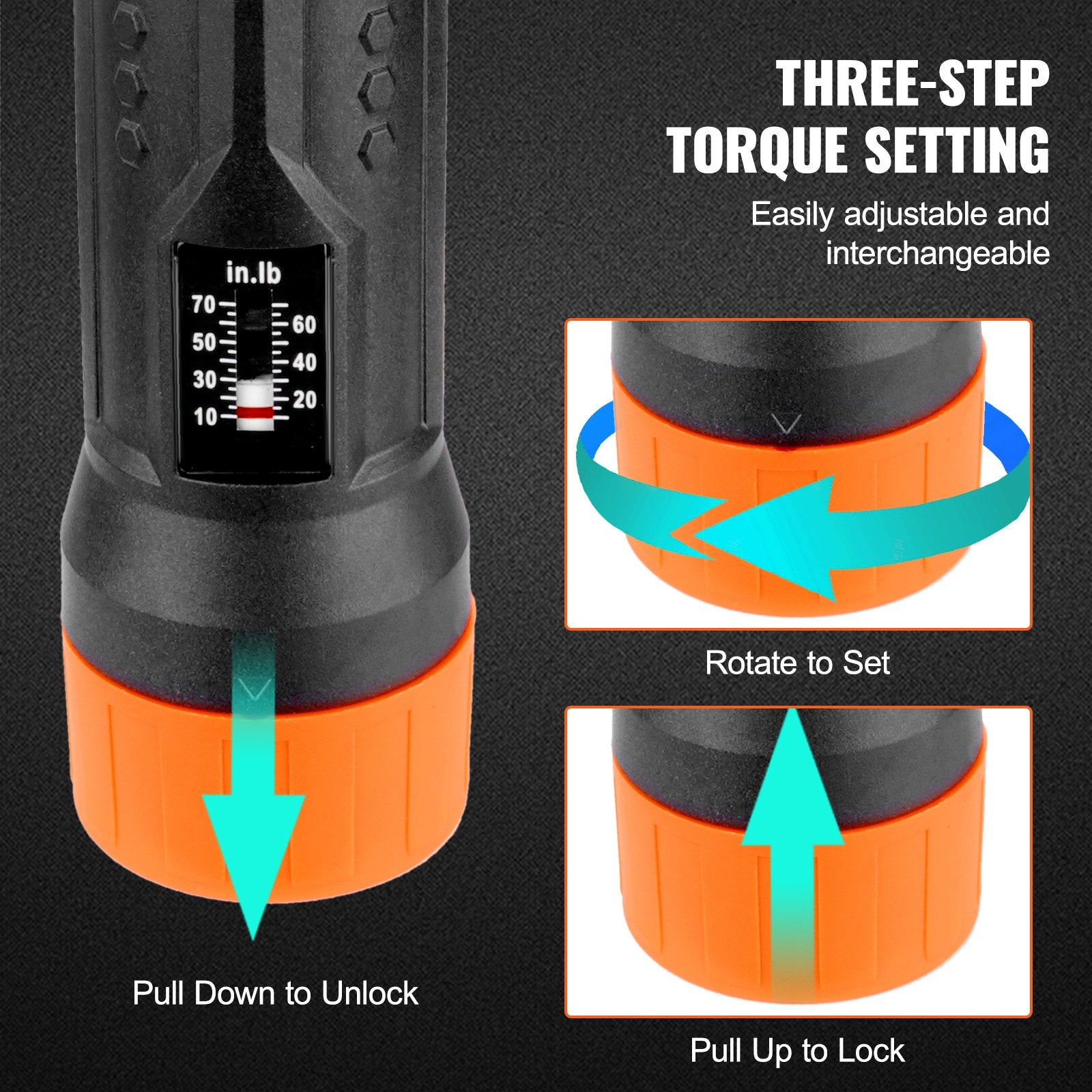 VEVOR Torque Screwdriver 1/4
