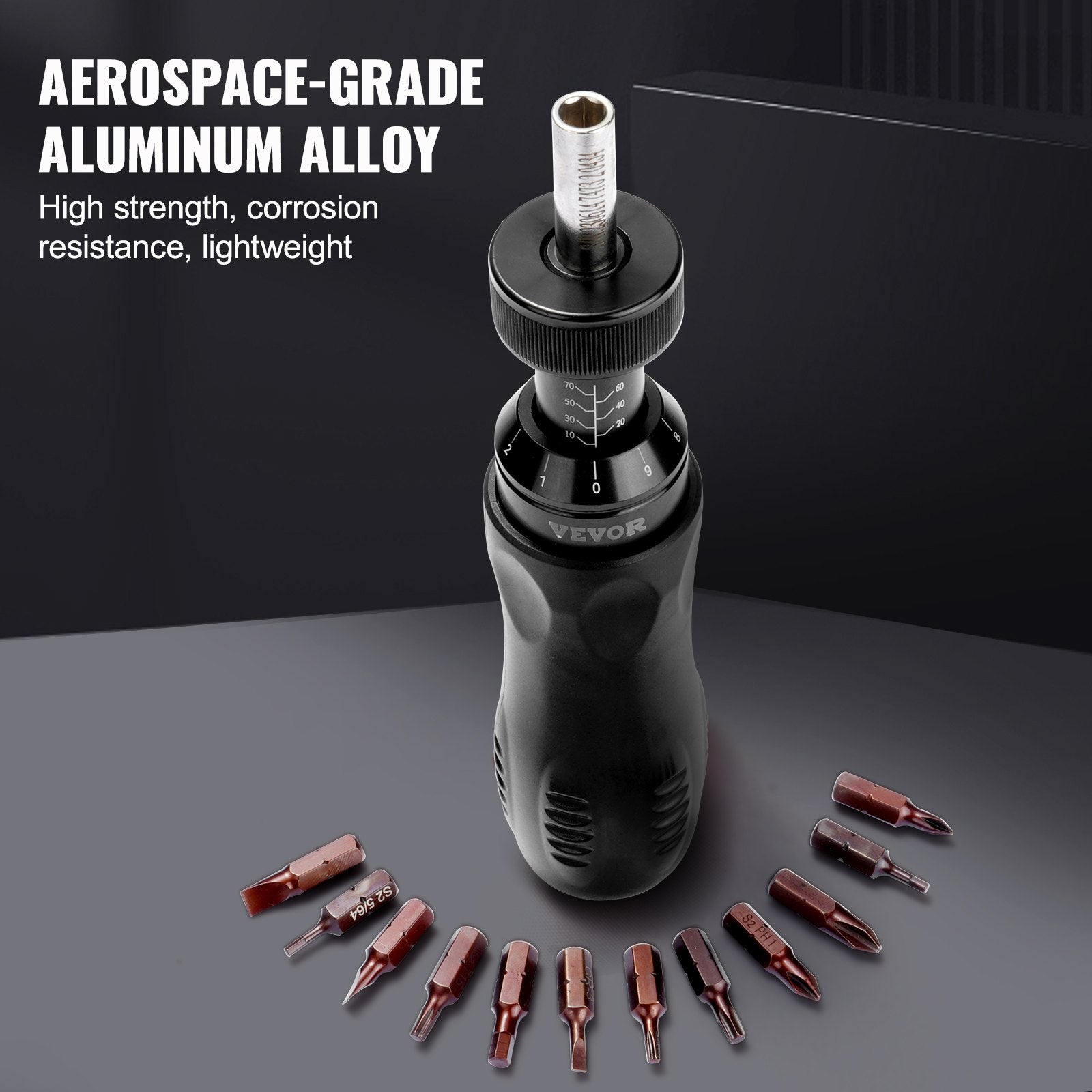 VEVOR Adjustable Torque Screwdriver 1/4