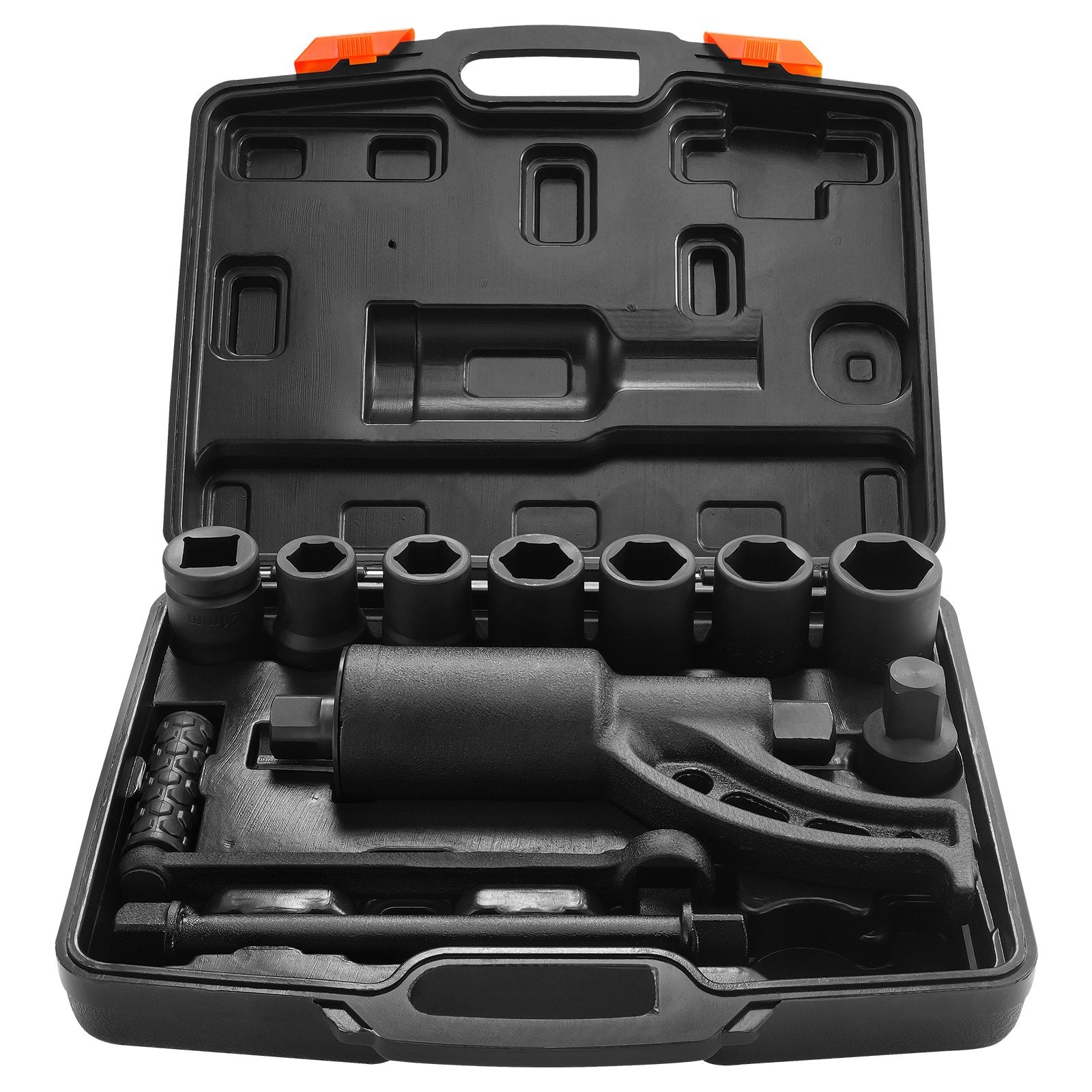 VEVOR Torque Multiplier, Heavy Duty Torque Multiplier Wrench Set, 1 Inch Drive Lug Nut Wrench Torque Multiplier, 1:58 4800N.m Lug Nut Remover, with 8 Sockets and Storage Case for Truck Trailer RV
