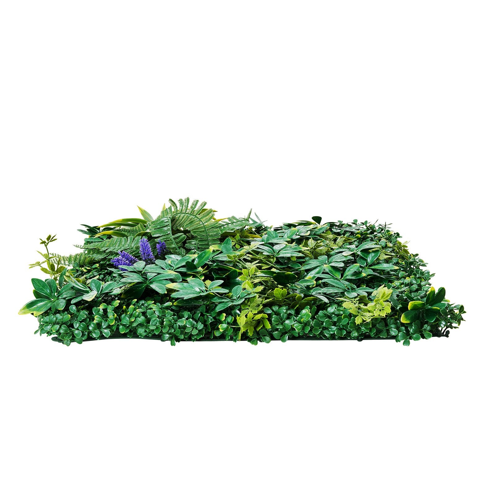 VEVOR Artificial Grass Wall Panels, 12 PCS 20 x 20 inch, 3D Combination Greenery Boxwood Panel for Indoor Outdoor Green Decor & Ivy Fence Covering, Privacy Backdrop Wall Hedge Screen for Garden