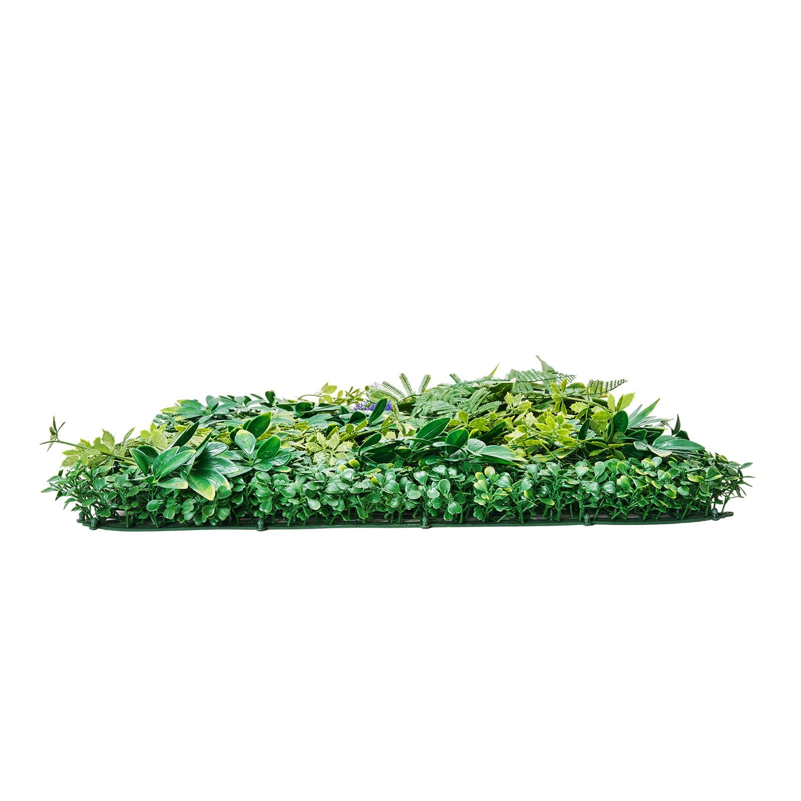 VEVOR Artificial Grass Wall Panels, 12 PCS 20 x 20 inch, 3D Combination Greenery Boxwood Panel for Indoor Outdoor Green Decor & Ivy Fence Covering, Privacy Backdrop Wall Hedge Screen for Garden