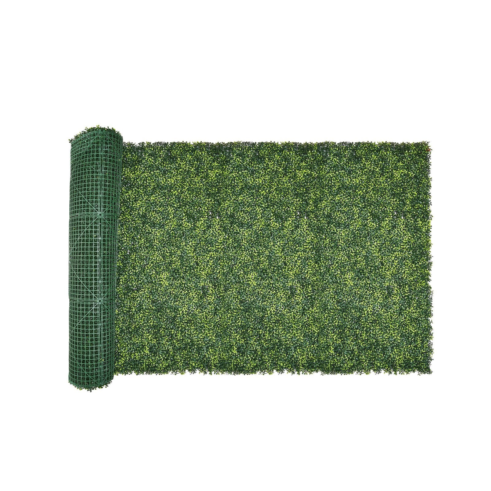 VEVOR Artificial Grass Wall Panels, 40 x 120 inch, Milan Grass Greenery Boxwood Panel for Indoor Outdoor Green Decor & Ivy Fence Covering, Privacy Backdrop Wall Hedge Screen for Garden