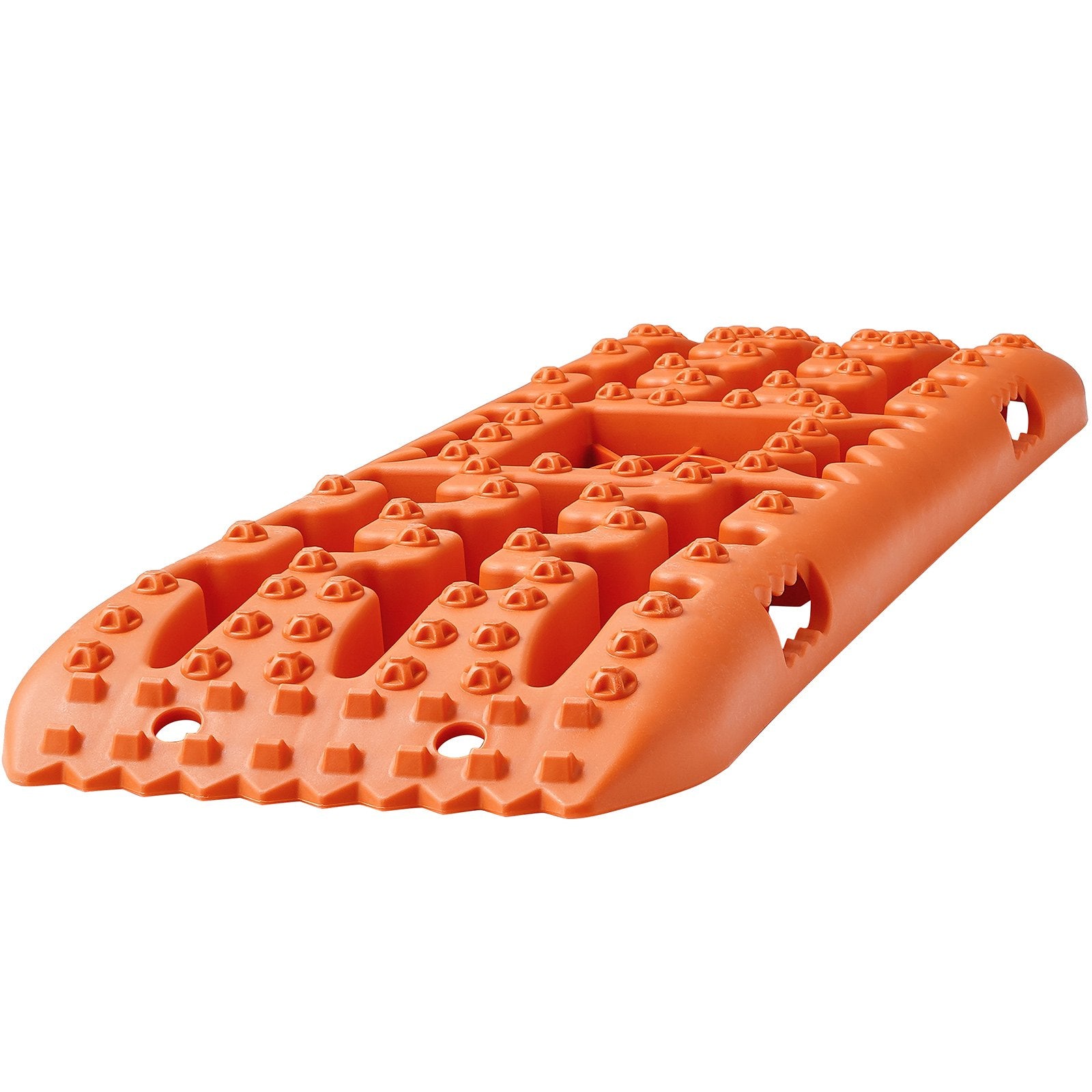 VEVOR 10 TON Traction Boards with PP Material, Recovery Boards for Off-road Vehicles/Cars/Pickups/SUVs/RVs, Pair Tire Traction Mats on Snow, Sand, Mud and Loose Terrain, Storage Bag, Long, Orange