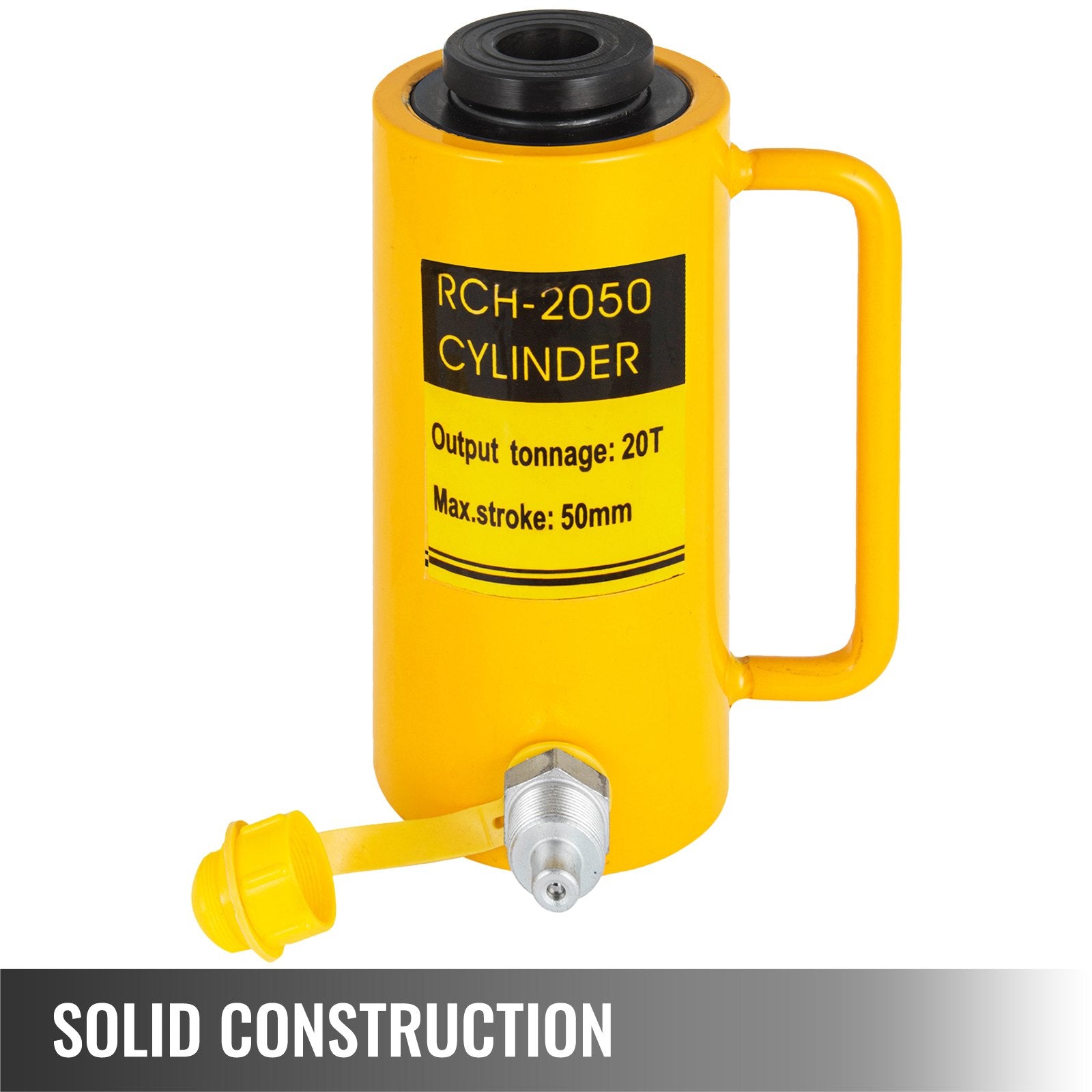 VEVOR 20T 2Inch Hydraulic Cylinder Jack Hollow Single Acting Hydraulic Ram Cylinder 50mm Hydraulic Lifting Cylinders 20T 2Inch Hollow