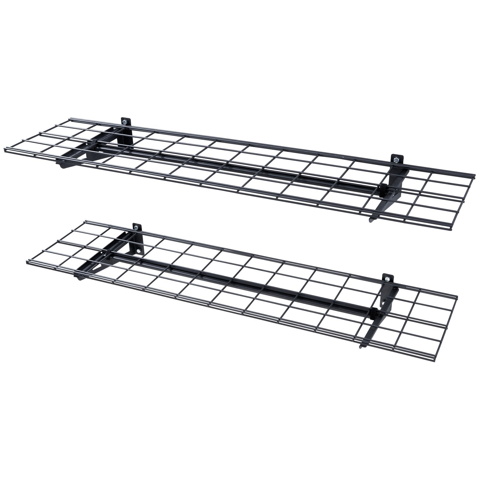 VEVOR Garage Storage Shelving, 2 Pack, 48 x 12 in Heavy Duty Garage Shelves Wall Mounted, 400 lbs Load Capacity Total Garage Storage Rack Floating Shelves, Suitable for Shop, Shed, Garage Storage