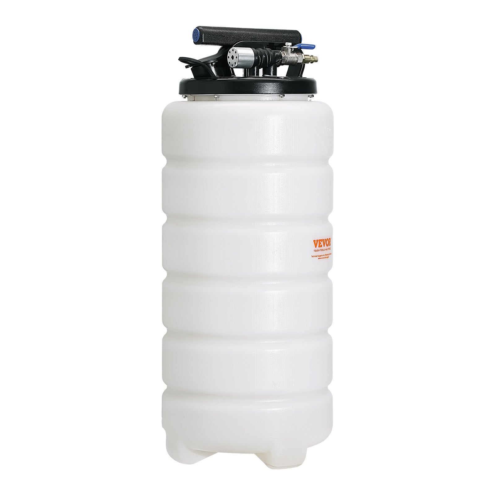 VEVOR Fluid Extractor, 15 Liters Capacity, Pneumatic/Manual Oil Changer Vacuum Fluid Extractor with Dipstick and Liquid Suction Hose, Oil Extractor Change Pump for Automotive Fluids Vacuum Evacuation