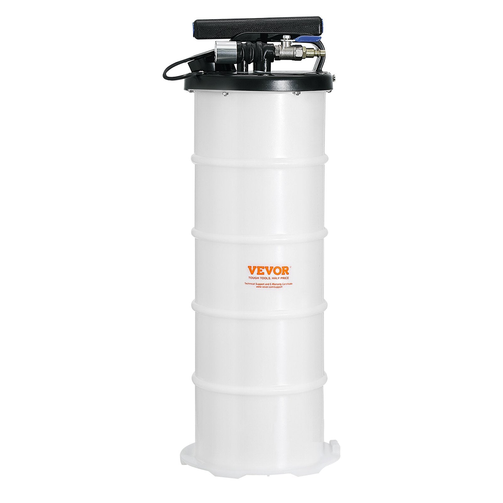 VEVOR Fluid Extractor, 6.5 Liters Capacity, Pneumatic/Manual Oil Changer Vacuum Fluid Extractor with Dipstick and Liquid Suction Hose, Oil Extractor Change Pump for Automotive Fluids Vacuum Evacuation