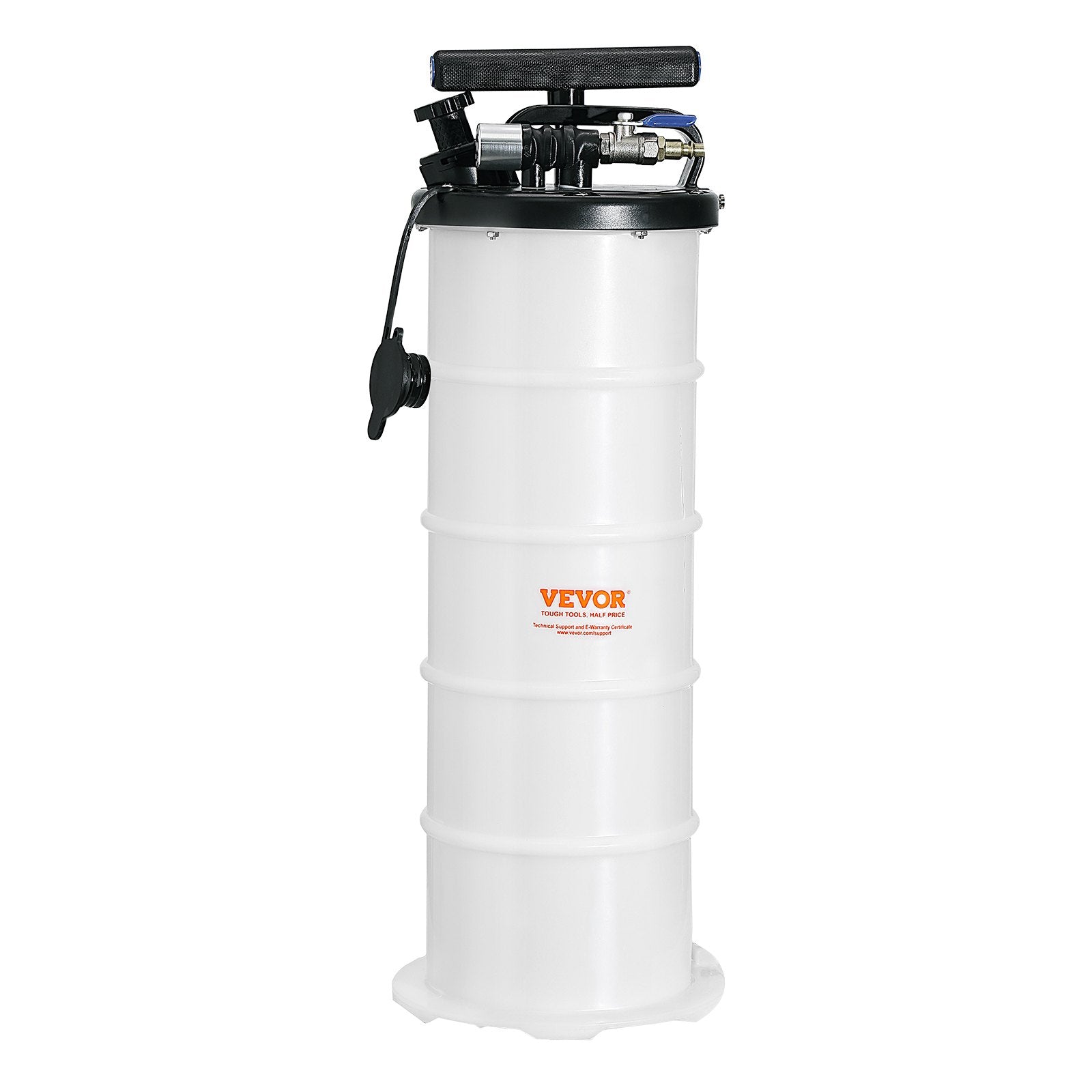 VEVOR Fluid Extractor, 6.5 Liters Capacity, Pneumatic/Manual Oil Changer Vacuum Fluid Extractor with Dipstick and Liquid Suction Hose, Oil Extractor Change Pump for Automotive Fluids Vacuum Evacuation