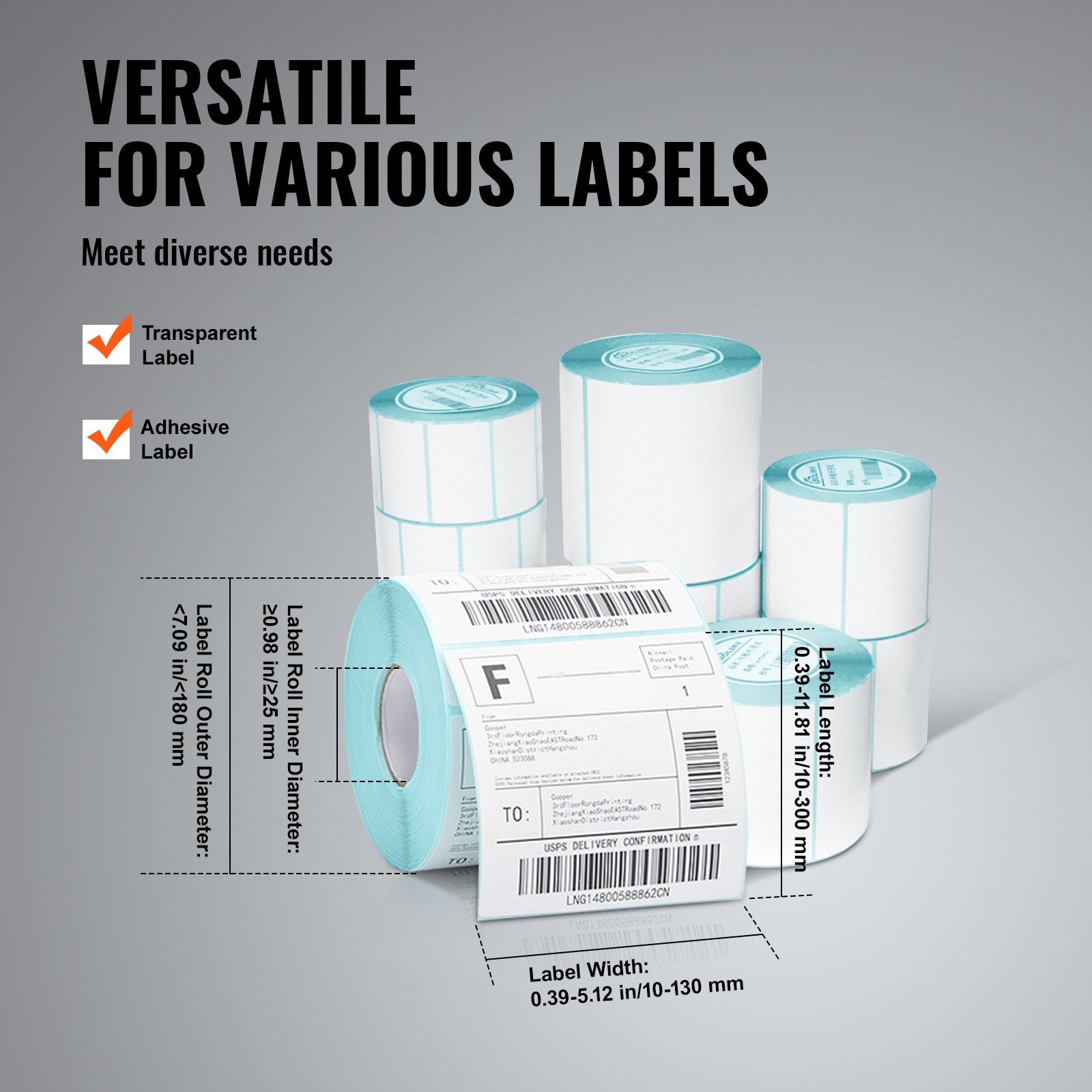 VEVOR Manual Round Labeling Machine, 15-20pcs/min, Bottle Label Applicator for Round Bottles, Adjustable Manual Round Bottle Labeler Suitable for Round Bottle Diameter 20-120 mm with Pressing Bar