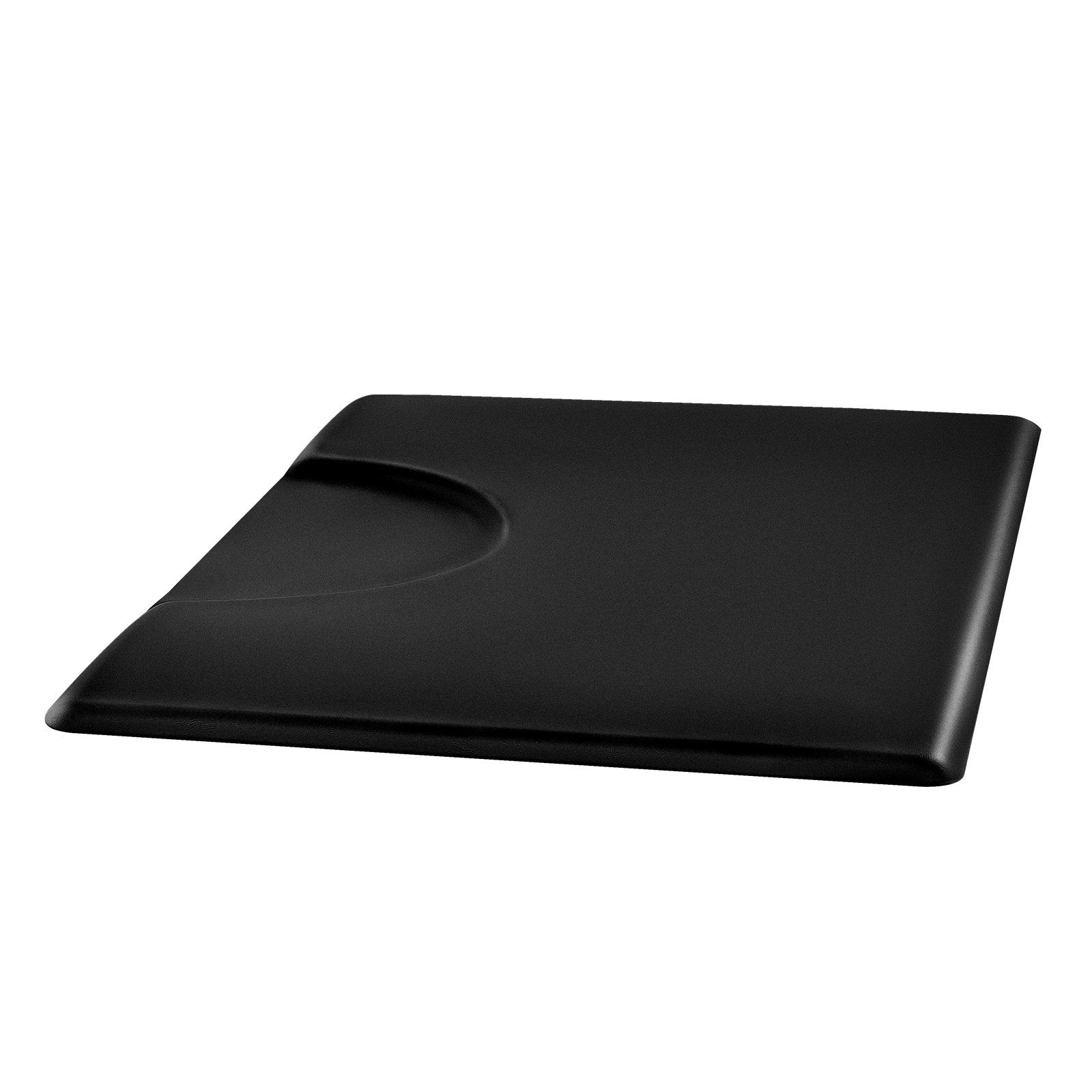 VEVOR Salon Mat for Hair Stylist, 1525 x 915 mm Rectangle Salon Chair Mat Anti Fatigue, 23mm Thickened PVC + PU Barber Shop Floor Mat with Round Cut Out, Anti-Trip Beveled Edges & Non-slip Bottom