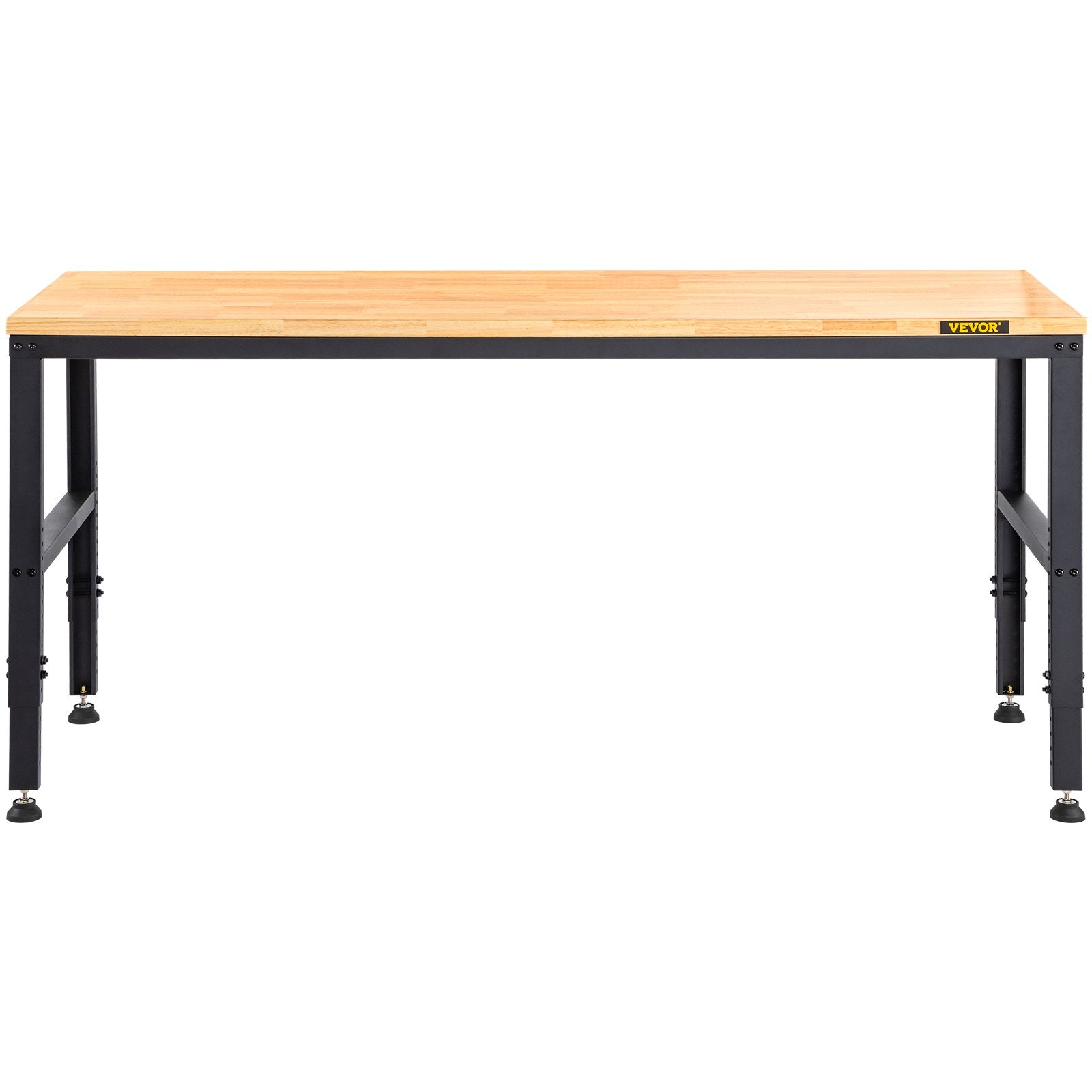 VEVOR Adjustable Height Workbench 1549 x 508 mm Work Bench Table Power Outlets