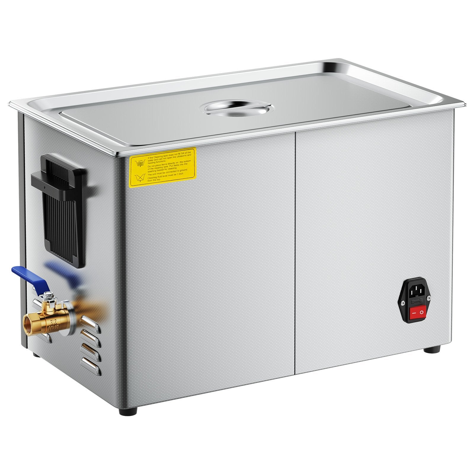 VEVOR 30L Ultrasonic Cleaner, Professional Ultrasonic Cleaner Machine with Cleaning Basket & Digital Display, 480W Stainless Steel 40kHz Industrial Cleaning Machine for Parts, Carburetors, Instruments