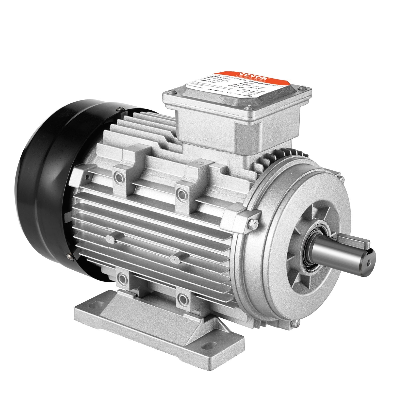 VEVOR 2.2KW Electric Motor 2890 rpm, AC 400V 4.7A, 90L, B3 Frame, Air Compressor Motor 3-Phase, 24mm Keyed Shaft, CW/CCW Rotation for Agricultural Machinery and General Equipment