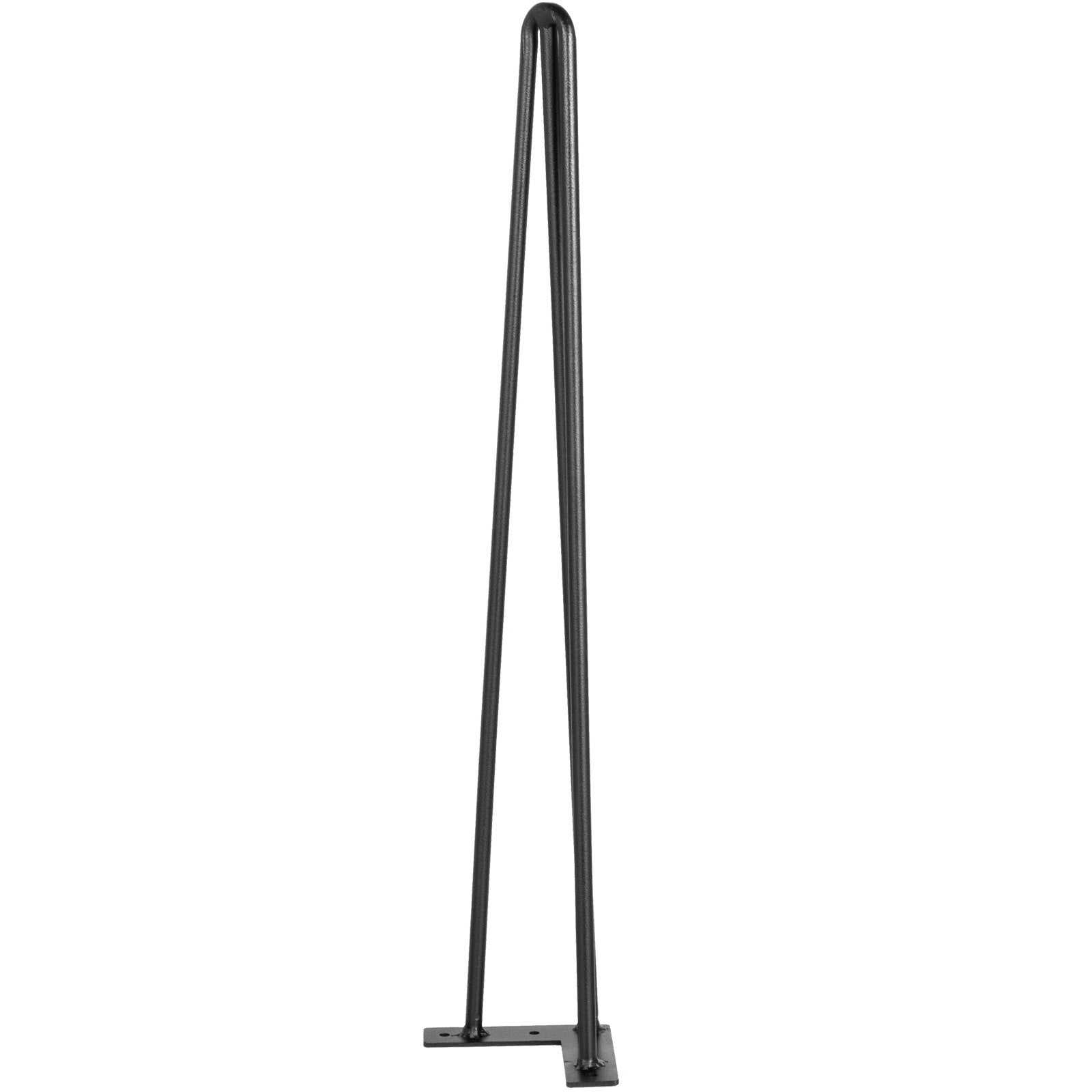 VEVOR Hairpin Table Legs 24 inch Black Set of 4 Desk Legs Each 220lbs Capacity Hairpin Desk Legs 3 Rods for Bench Desk Dining End Table Chairs Carbon Steel DIY Table Legs Heavy Duty Furniture Legs