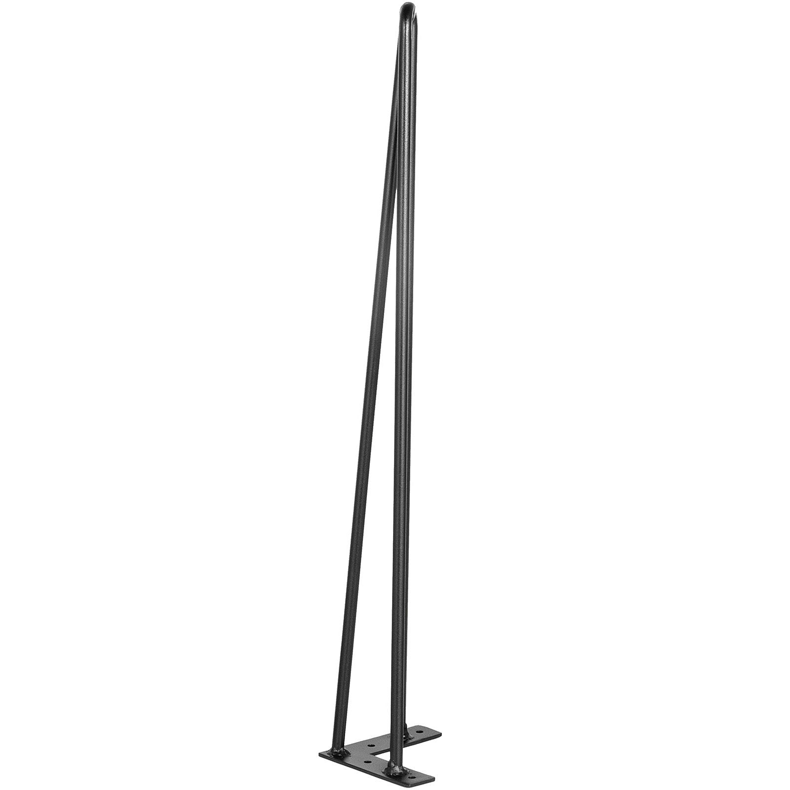 VEVOR Hairpin Table Legs 30 inch Black Set of 4 Desk Legs Each 220lbs Capacity Hairpin Desk Legs 3 Rods for Bench Desk Dining End Table Chairs Carbon Steel DIY Table Legs Heavy Duty Furniture Legs