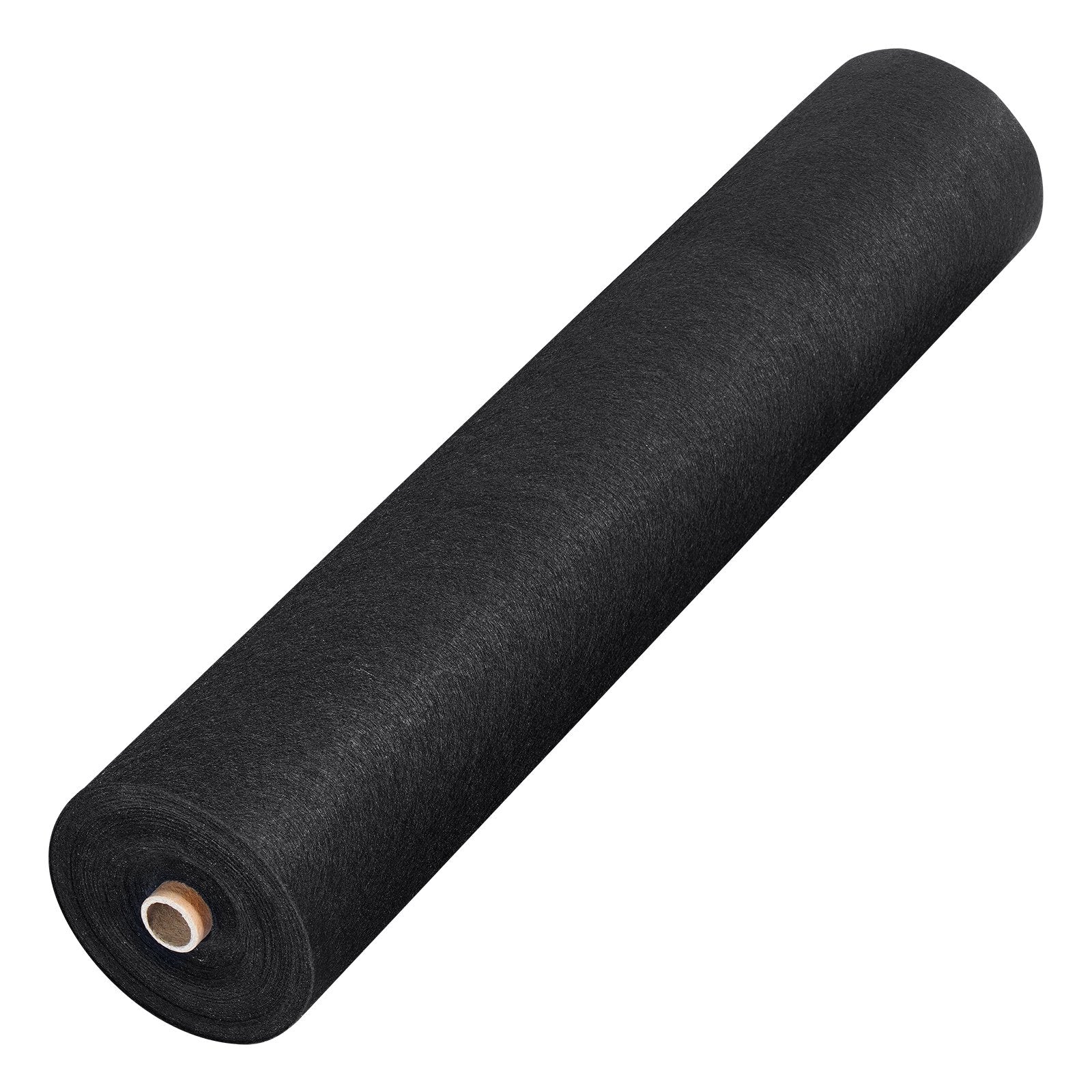 VEVOR Non Woven Geotextile Fabric Under Gravel, 6x50FT 8OZ Driveway Fabric Landscape Fabric, Heavy Duty Weed Barrier Fabric, Ground Cover Weed Control Fabric, French Drains Drainage Fabric, Black