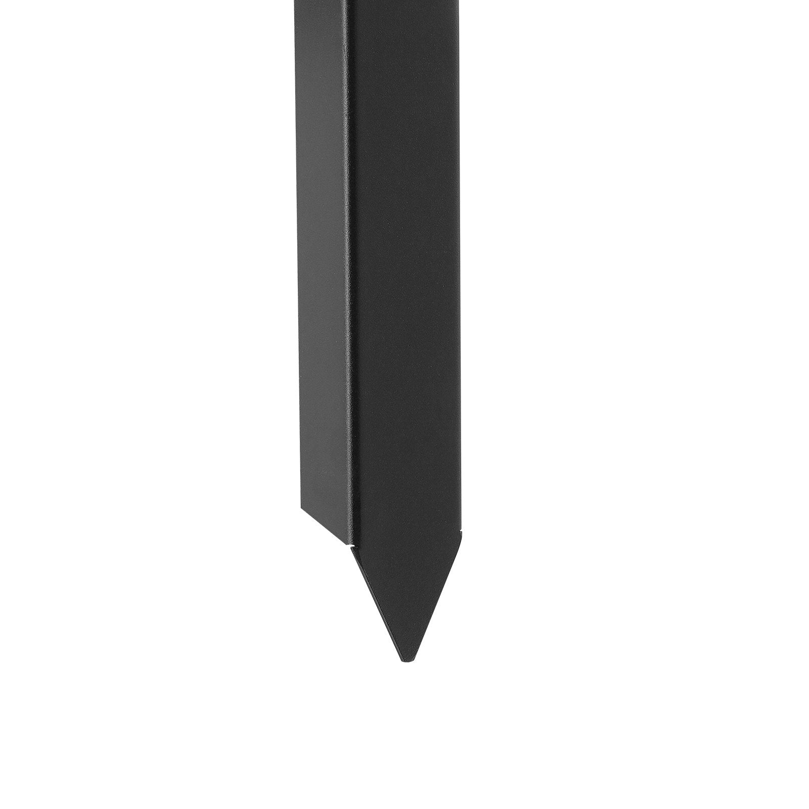 VEVOR Fence Post Anchor Repair Kit, 2 Pack Inner Diameter 5 x5 cm Heavy Duty Steel Fence Post Support Stakes, Anchor Ground Spike for Repair Tilted, Broken Wood Fence Post