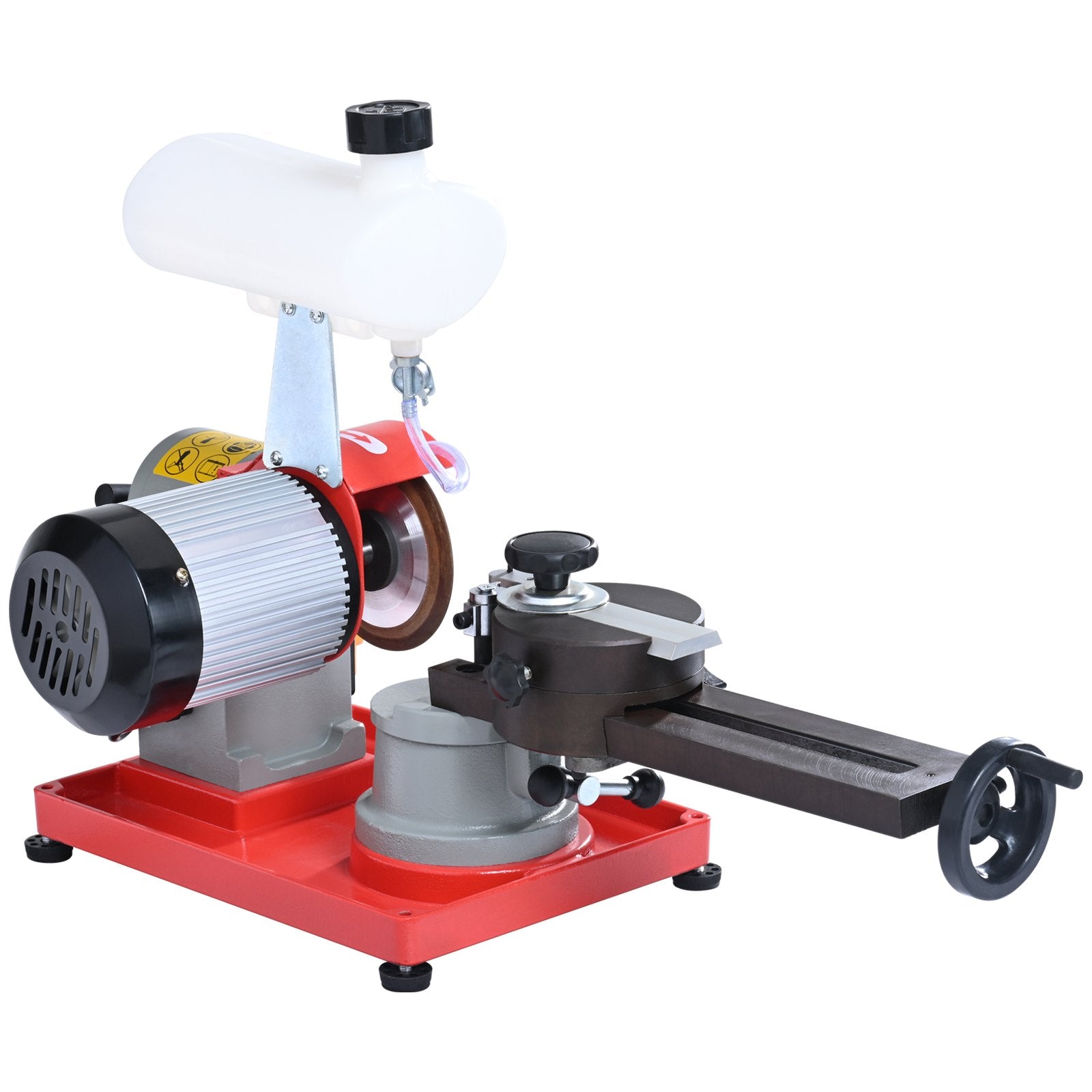 VEVOR Circular Saw Blade Sharpener, 370W Saw Blade Grinding with Water Injection, Water Injection Circular Saw Blade Sharpening & 6 Saw Centerings, 5-inch Grinding Wheel for Carbide Tipped Saw Blades