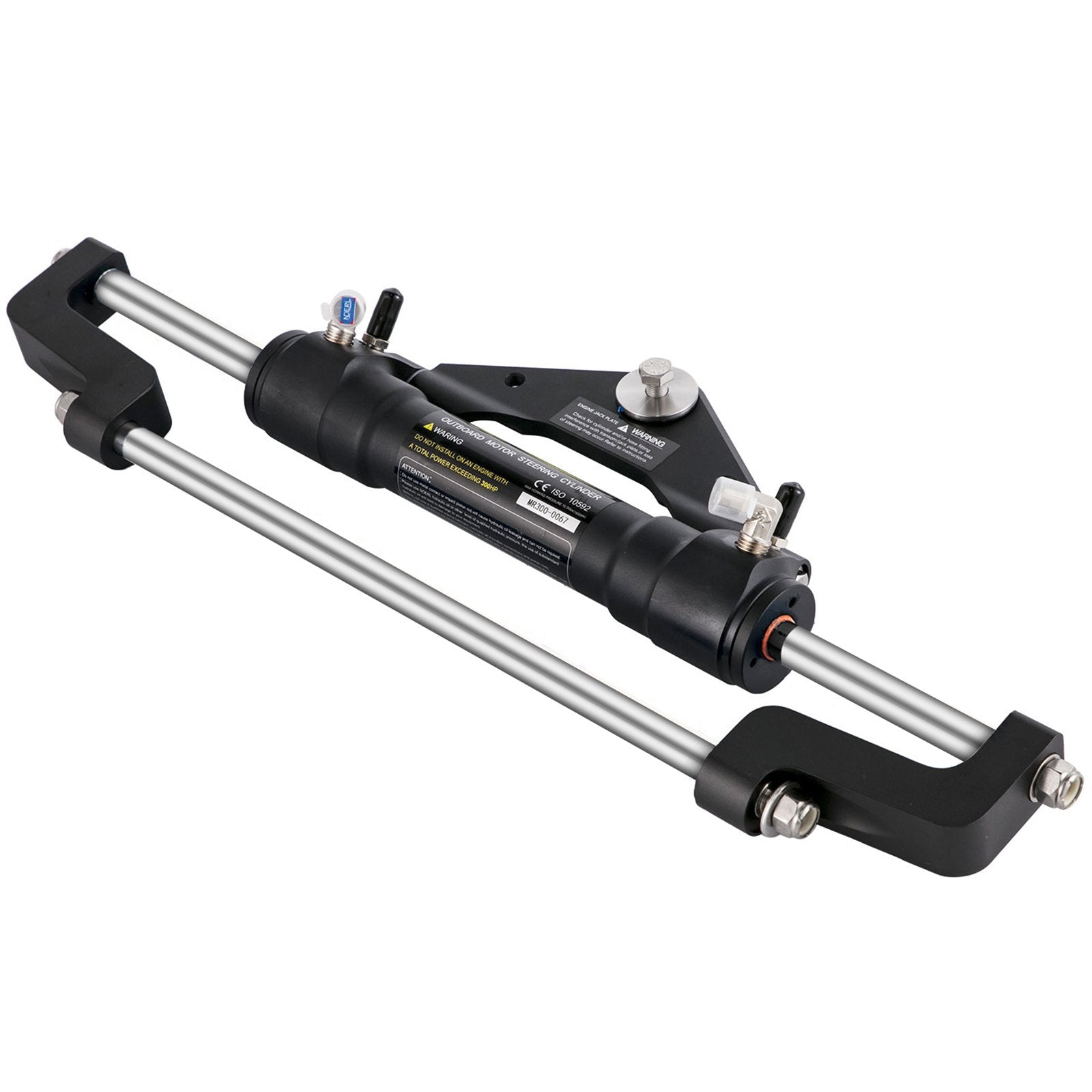 VEVOR Hydraulic Boat Steering Kit, 300HP Hydraulic Steering Kit Helm Pump, Hydraulic Outboard Steeing Kit with 4267 mm Hydraulic Steering Hose for Boat Steering System