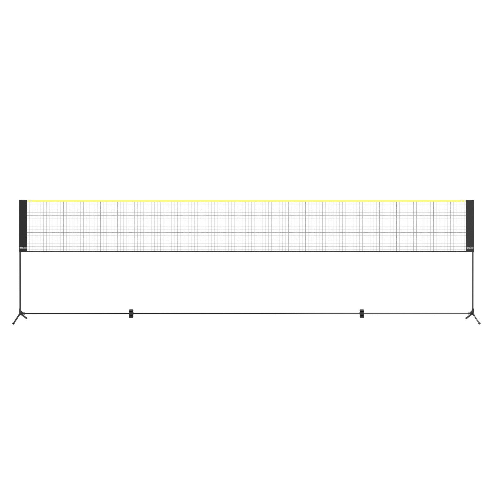 VEVOR 20ft Badminton Net Set Outdoor Portable Volleyball Pickleball Tennis Net