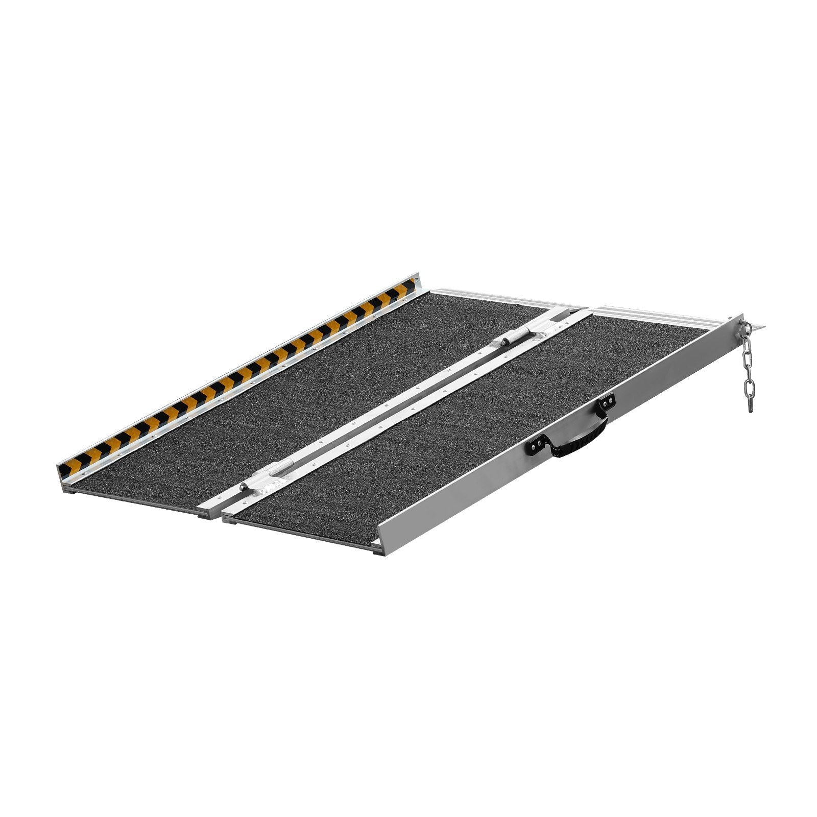 VEVOR Portable Wheelchair Ramp 2FT, Non-Slip Aluminum Folding Handicap Ramp, Door Threshold Ramps for Wheelchair for Home,Wheel Chair Ramp Steps, Cars, Scooter, Cart, Curbs, Stairs