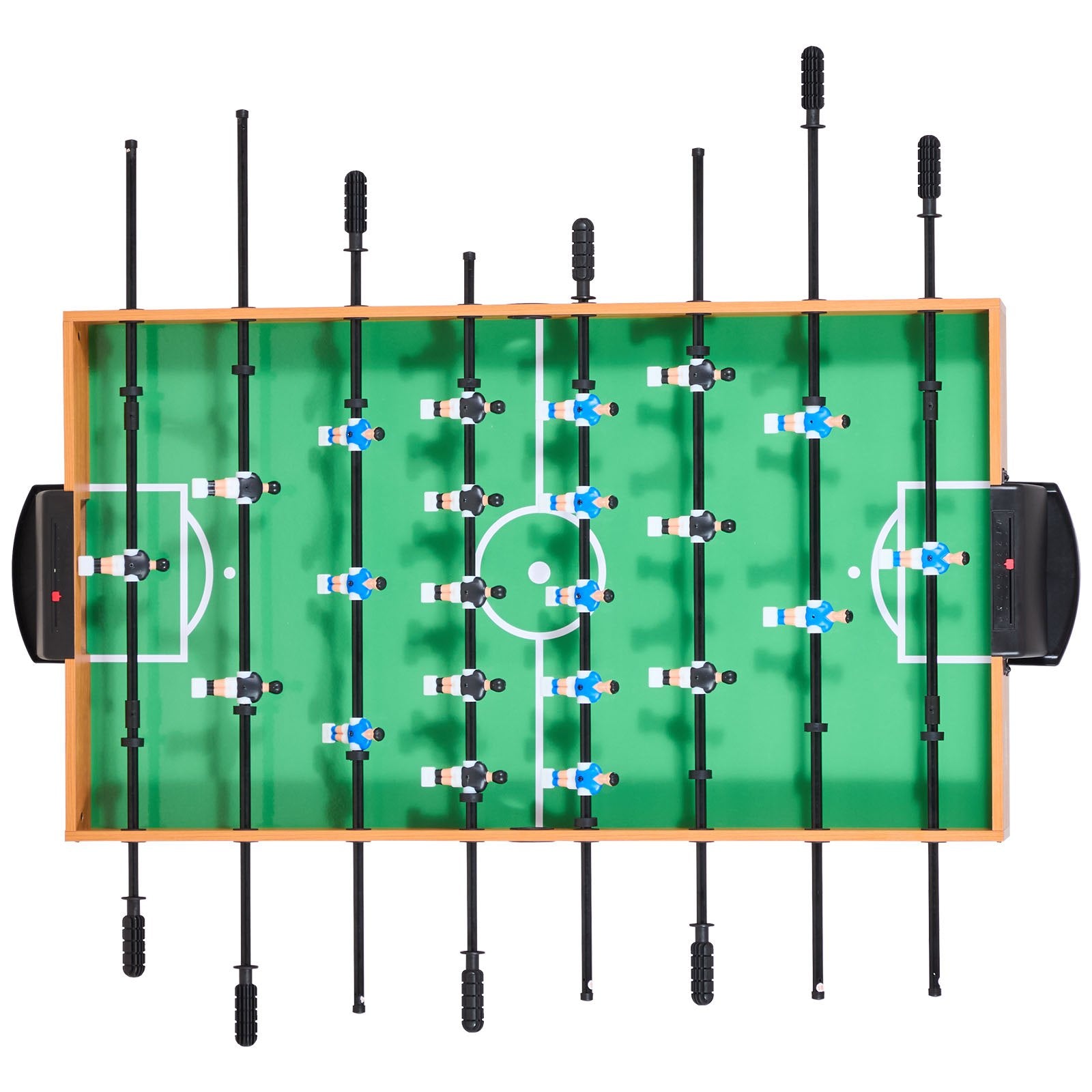 VEVOR Folding Foosball Table, 106 cm Standard Size Table, Indoor Full Size Foosball Tables for Home, Family, and Game Room, Durable Soccer Set, Includes 2 Balls