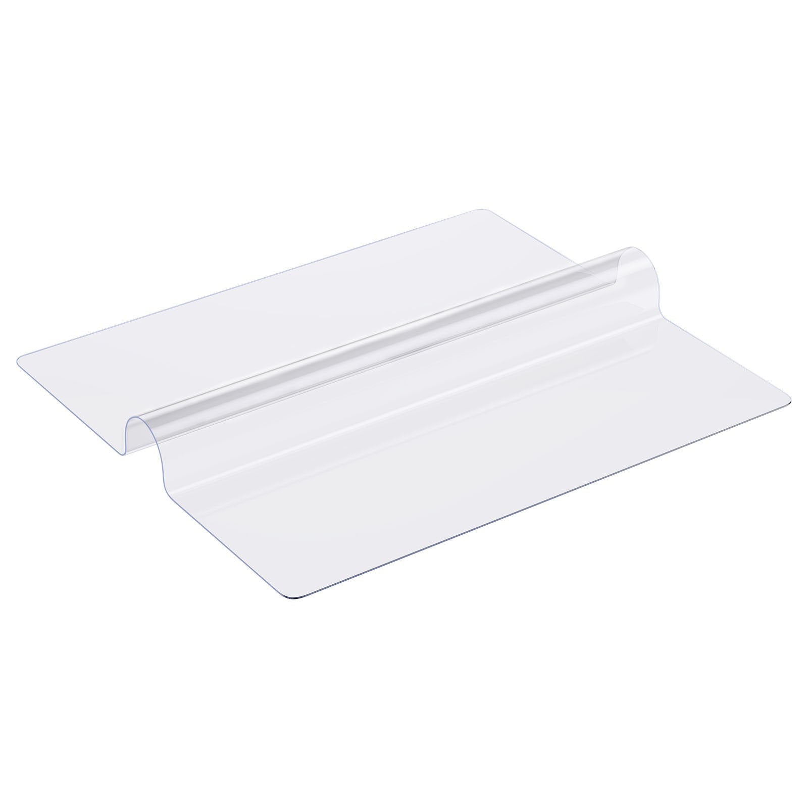 VEVOR Plastic Table Cover, 54 x 54 Inch 1.5 mm Thick Clear Table Protector, Square PVC Desk Mat, Waterproof & Easy Cleaning Desk Pad Tablecloth, for Office Dresser Dining Room Table Night Stand