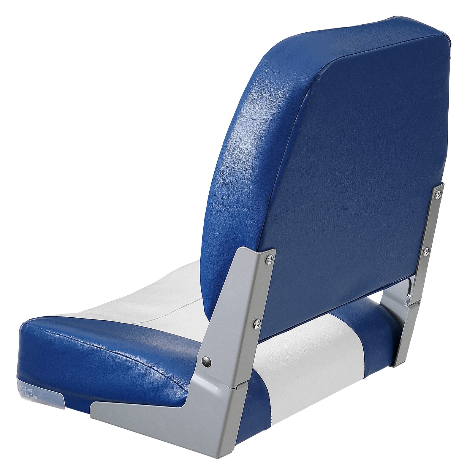 VEVOR Boat Seat Low Back Fold-Down Fishing Boat Chair with Sponge Padding 2 Pack