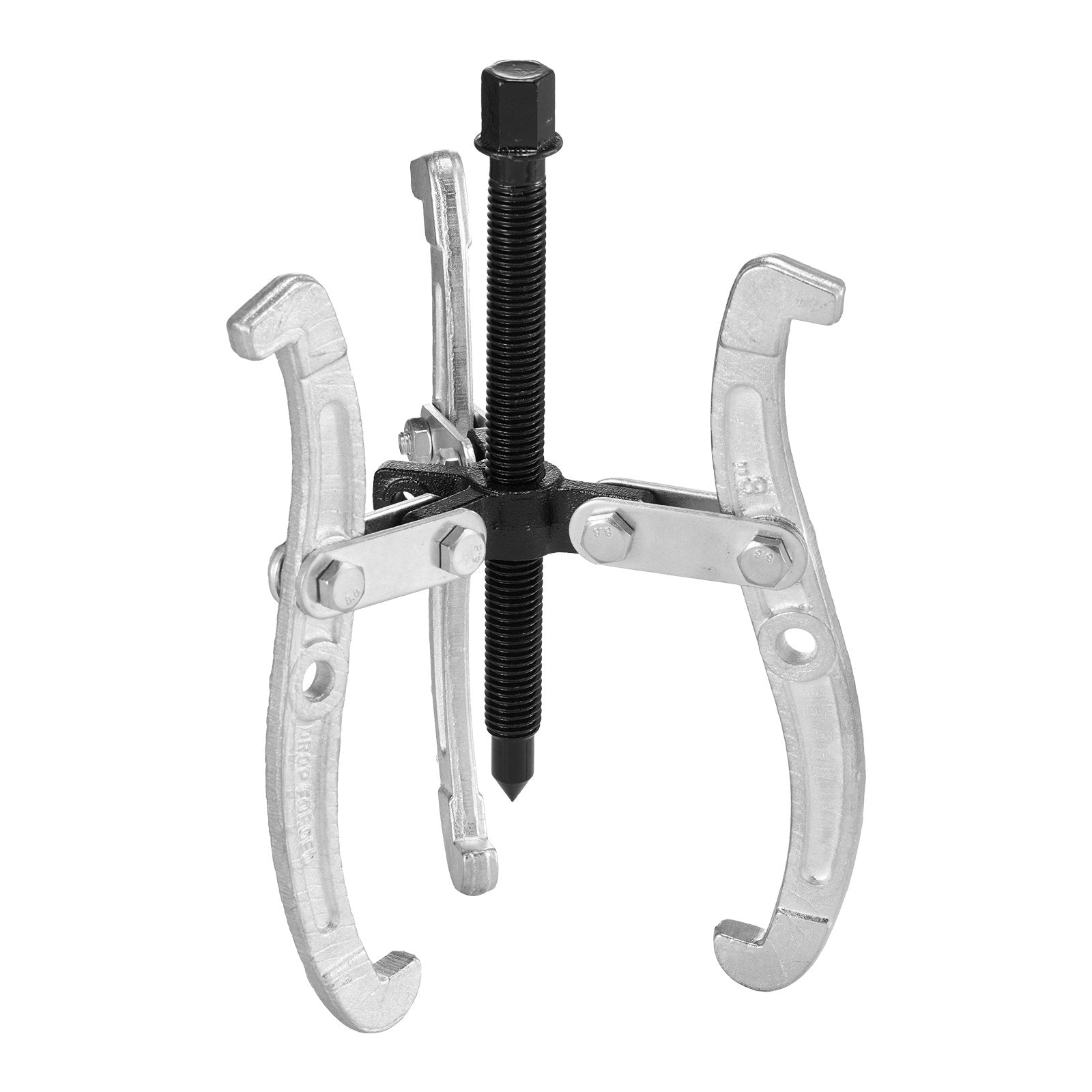 VEVOR Gear Puller Set, 76.2 mm/101.6 mm/152.4 mm/203.2 mm 3 Jaw Bearing Puller with Reversible Jaws, 2 Jaw/3 Jaw Pulley Puller, 4 PCS Bearing Puller Tool Kit for Pulley Gear Bearing Flywheel Removal