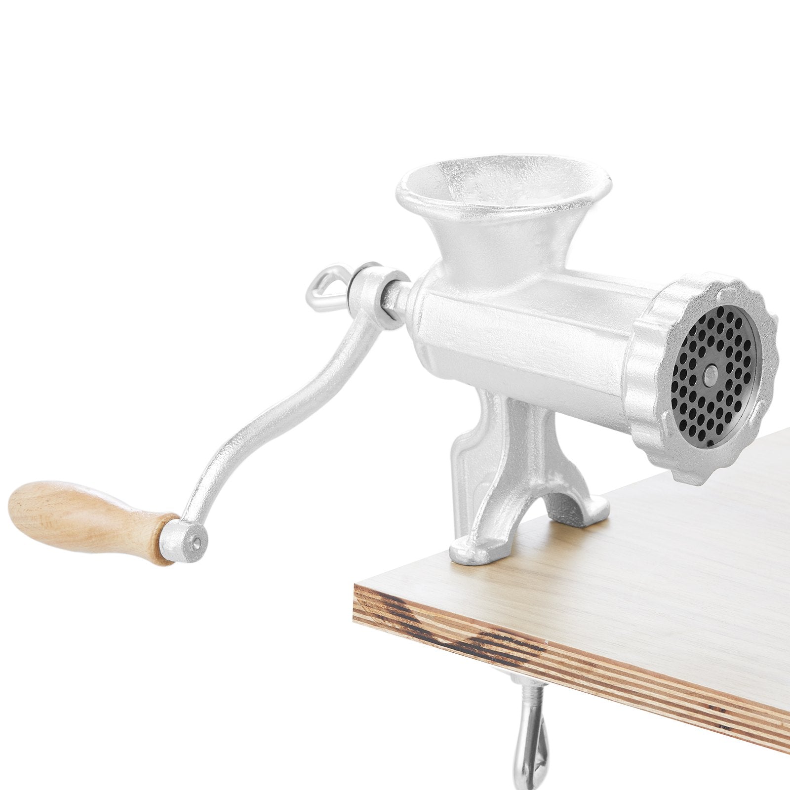 VEVOR Manual Meat Grinder Heavy Duty Cast Iron Meat Grinder & Steel Table Clamp