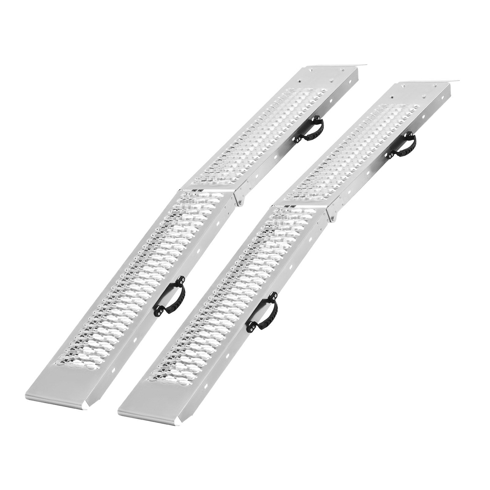 VEVOR Steel Ramps, 1000 lbs, 2Pcs Heavy-duty Ramps with Wider Ramp Surface, Universal Stable Loading Ramp with Handles, Fit for ATV, UTV, Motorcycle, Electric Bicycle, etc.