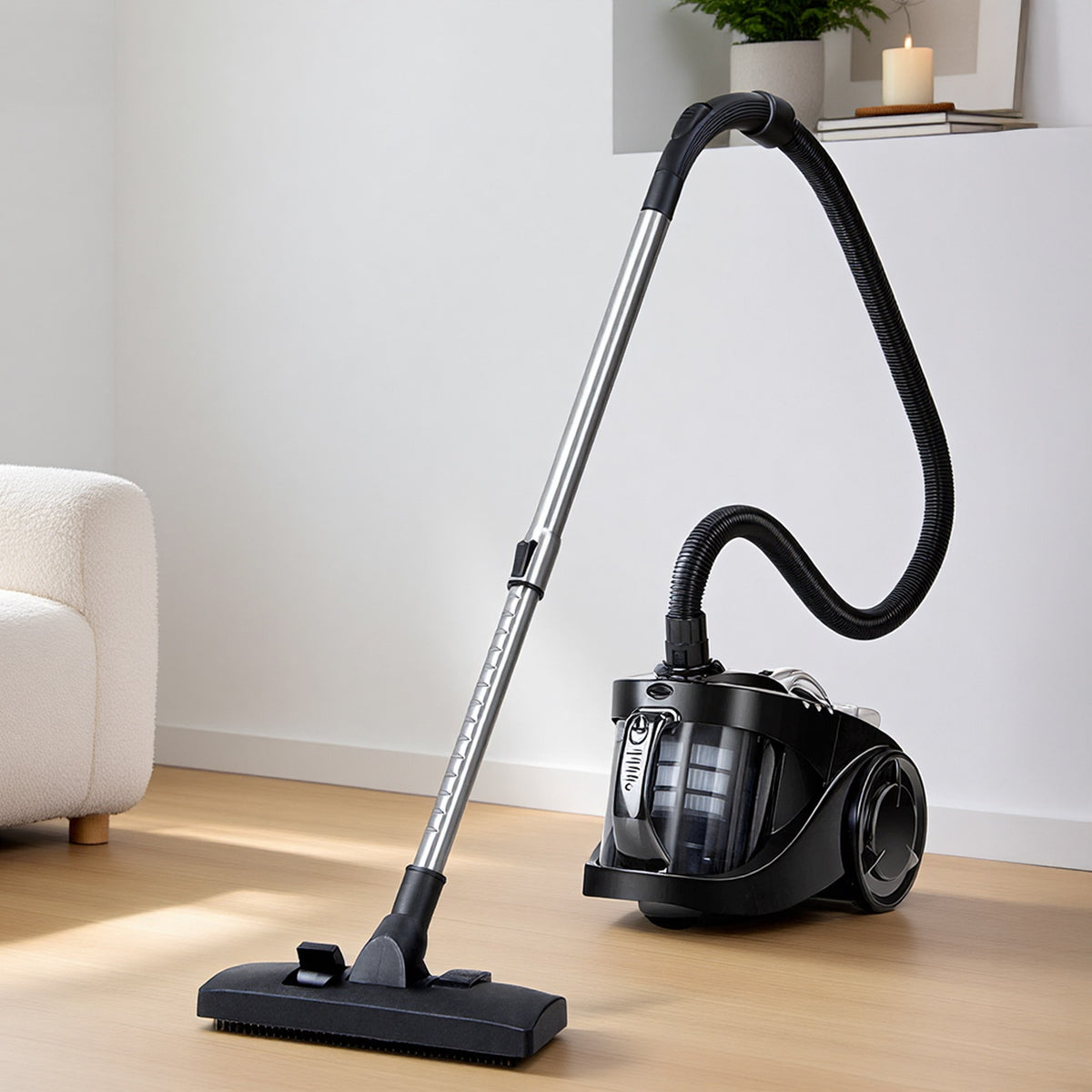 Devanti Bagless Vacuum Cleaner with HEPA Filter 2200W Black