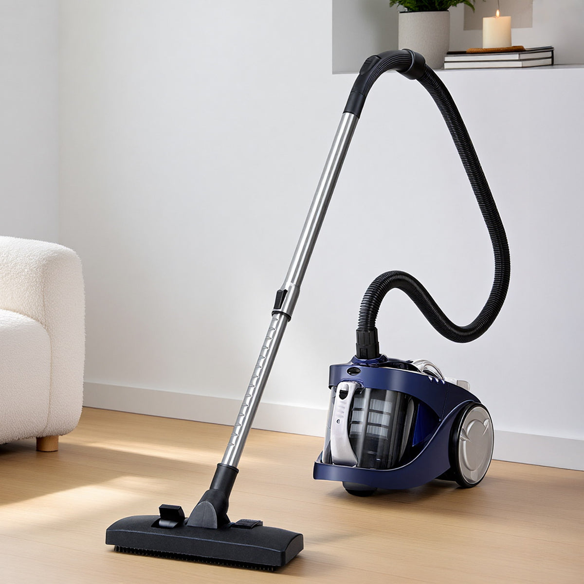 Devanti 2200W Bagless Vacuum Cleaner with HEPA Filter Blue