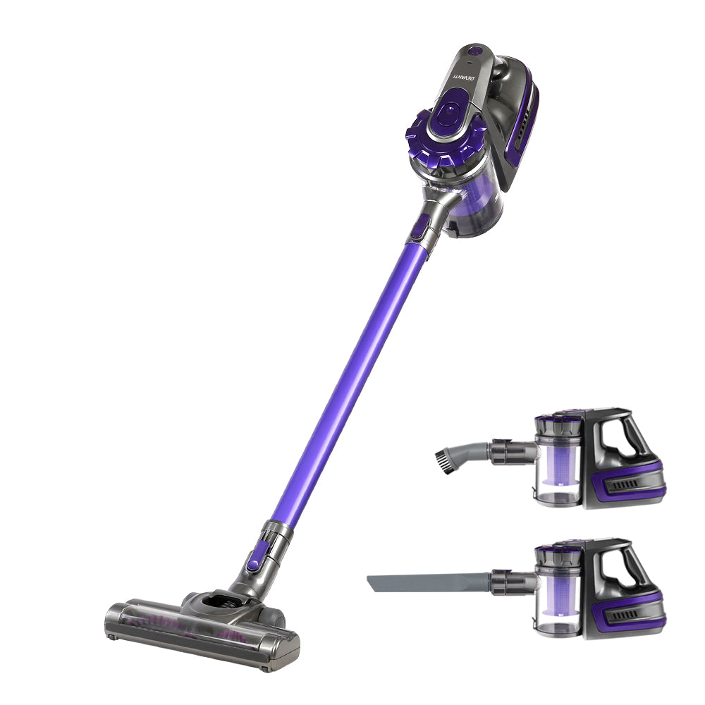 Devanti 150W Cordless Bagless Stick Vacuum Cleaner Purple