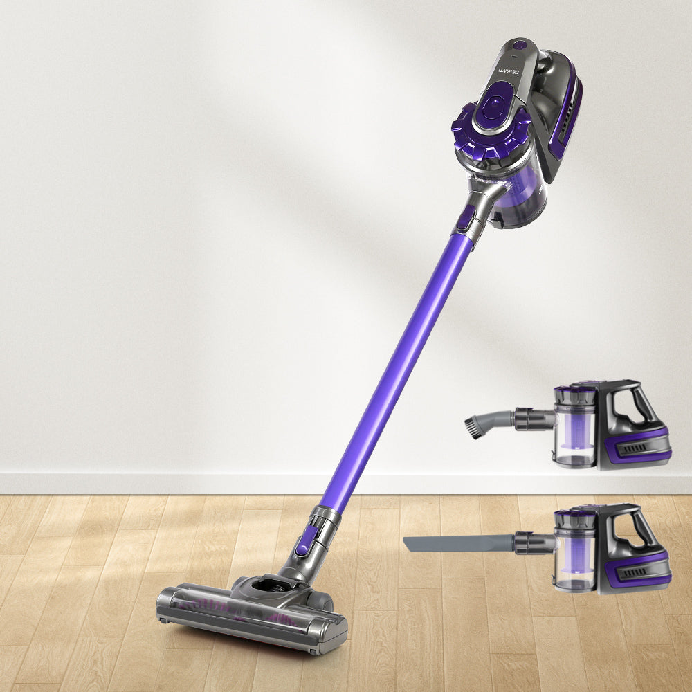 Devanti 150W Cordless Bagless Stick Vacuum Cleaner Purple