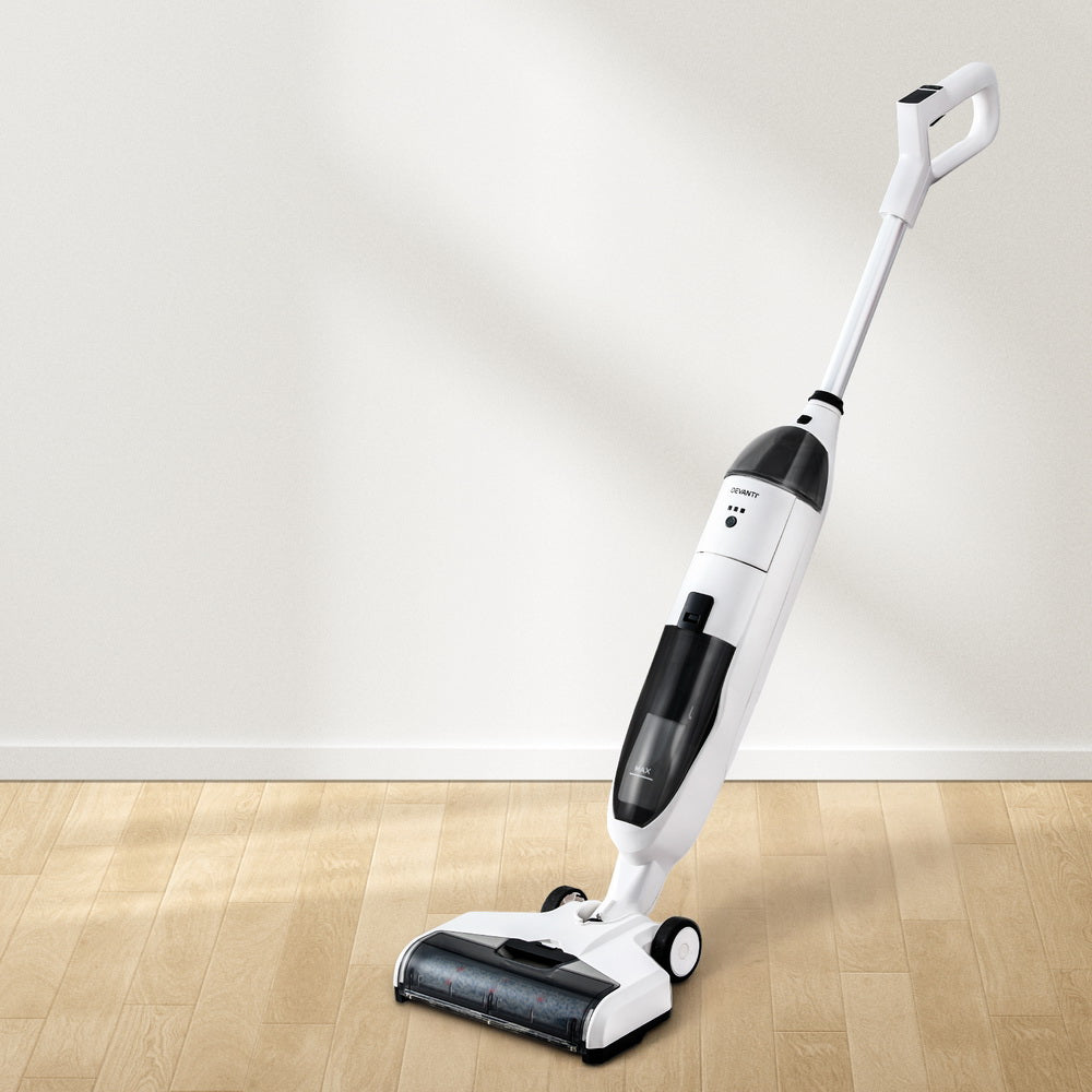 Devanti 200W Cordless Wet-Dry Stick Vacuum Cleaner White/Grey