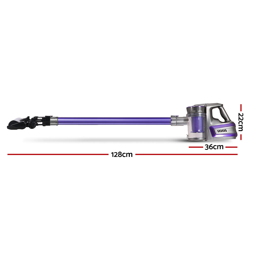 Devanti 150W Cordless Stick Vacuum Cleaner Purple