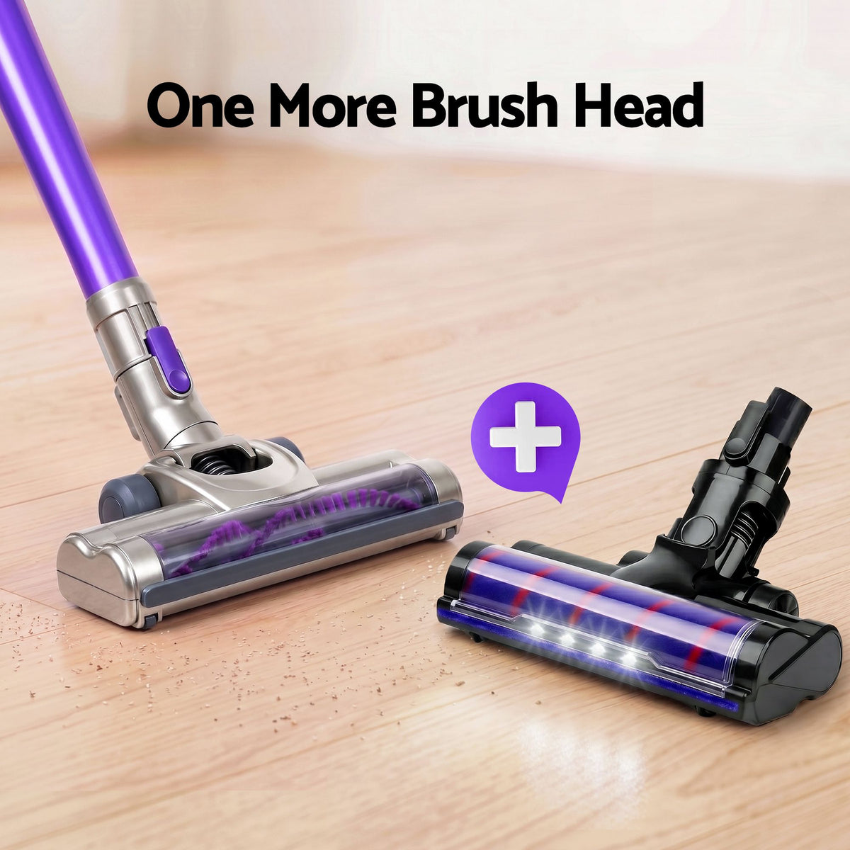 Devanti Cordless Stick Vacuum Cleaner 150W Purple