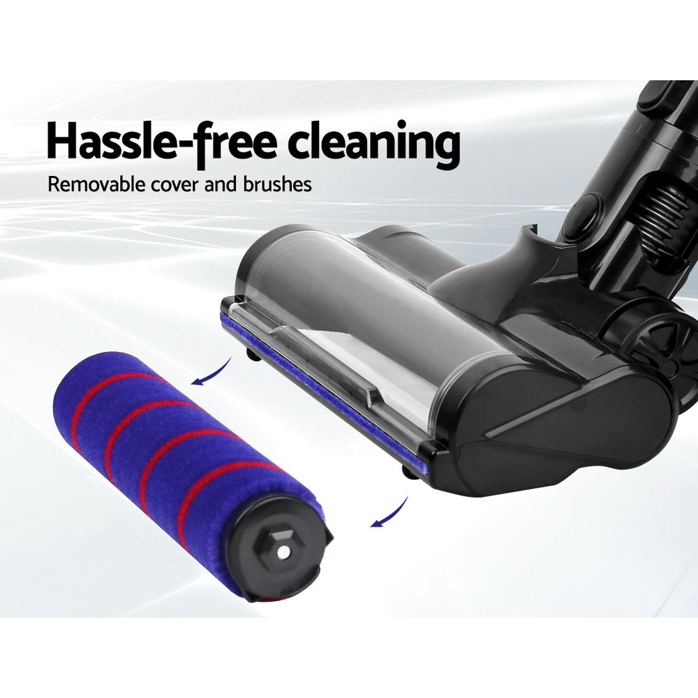 Devanti Motorised Roller Cleaner Head Black Vacuum Accessory