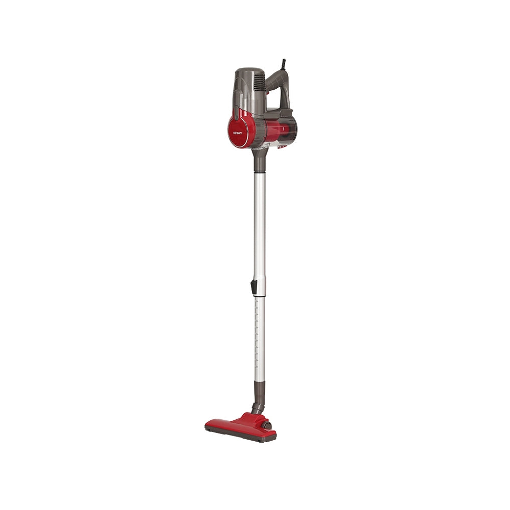 Devanti 500W Stick Vacuum Cleaner Bagless Corded Red