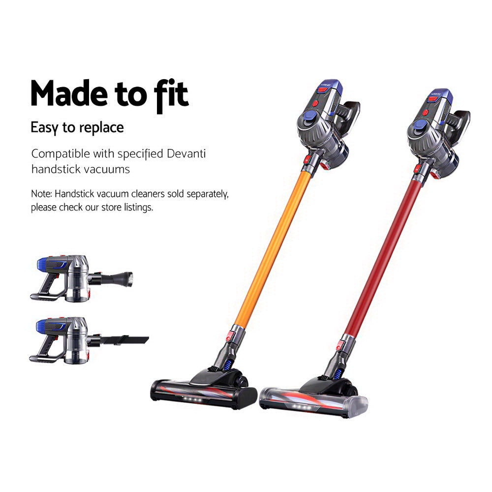 Devanti 3-Pack HEPA Filters for 150W Cordless Vacuum Cleaners