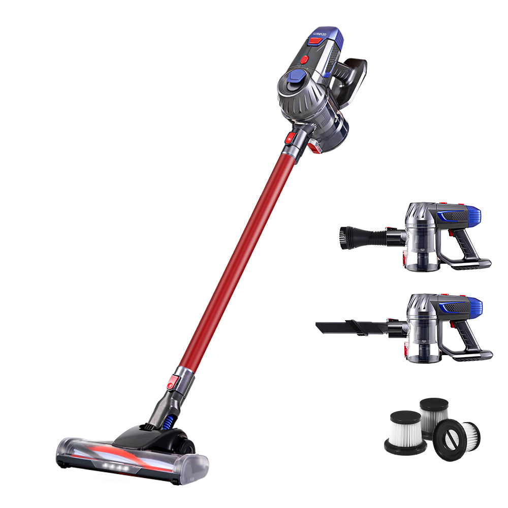 Devanti 150W Stick Vacuum Cleaner HEPA Filter Red