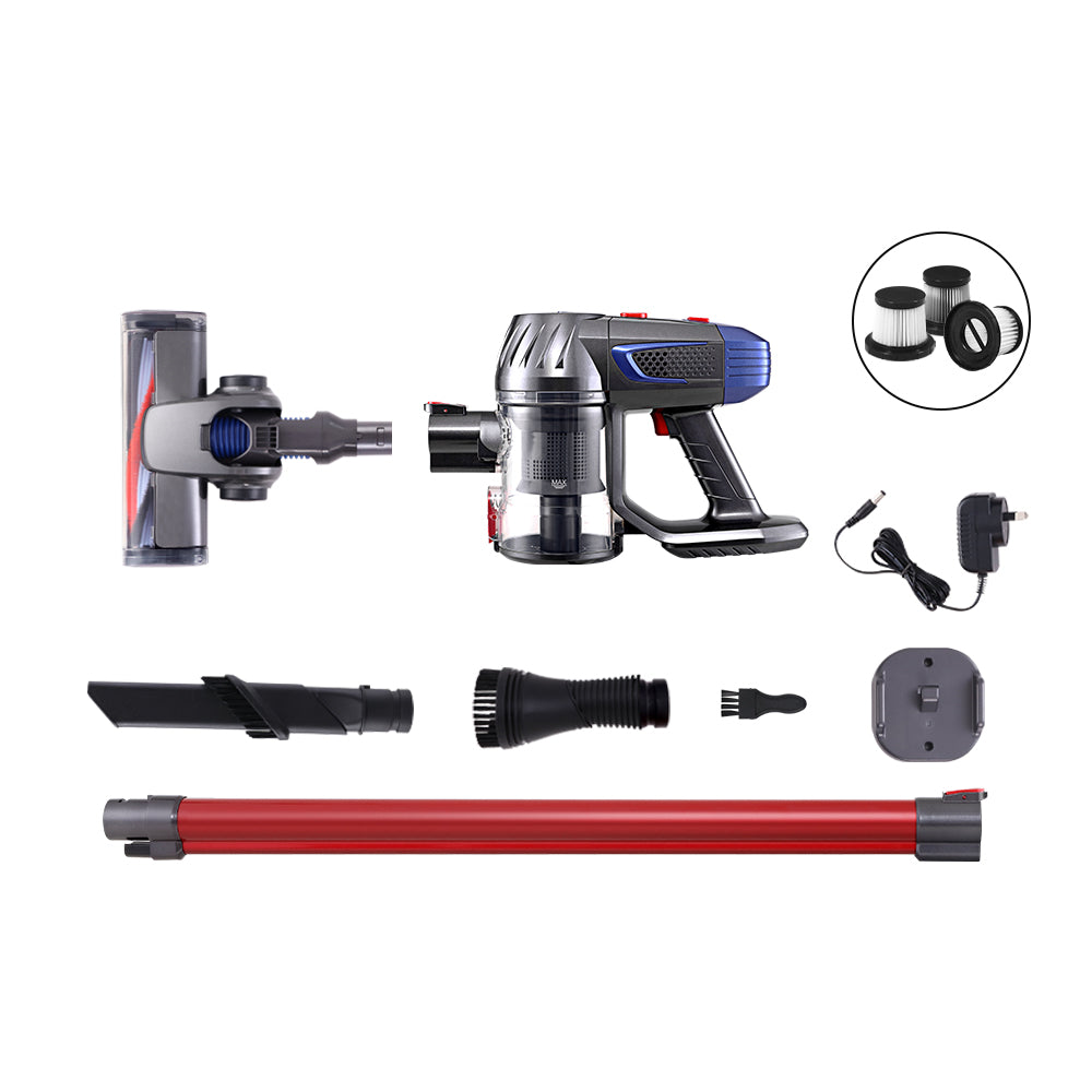 Devanti 150W Stick Vacuum Cleaner HEPA Filter Red