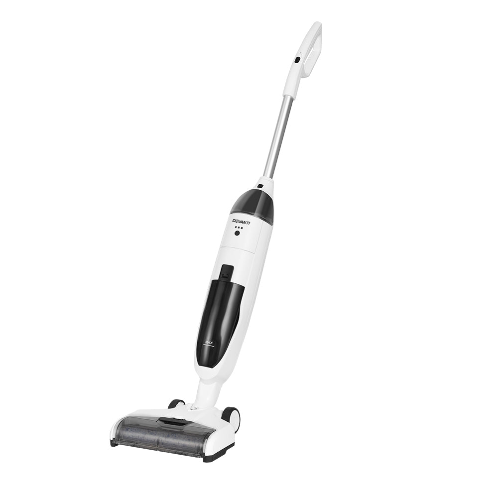 Devanti 250W Cordless Wet Dry Stick Vacuum Cleaner White/Grey