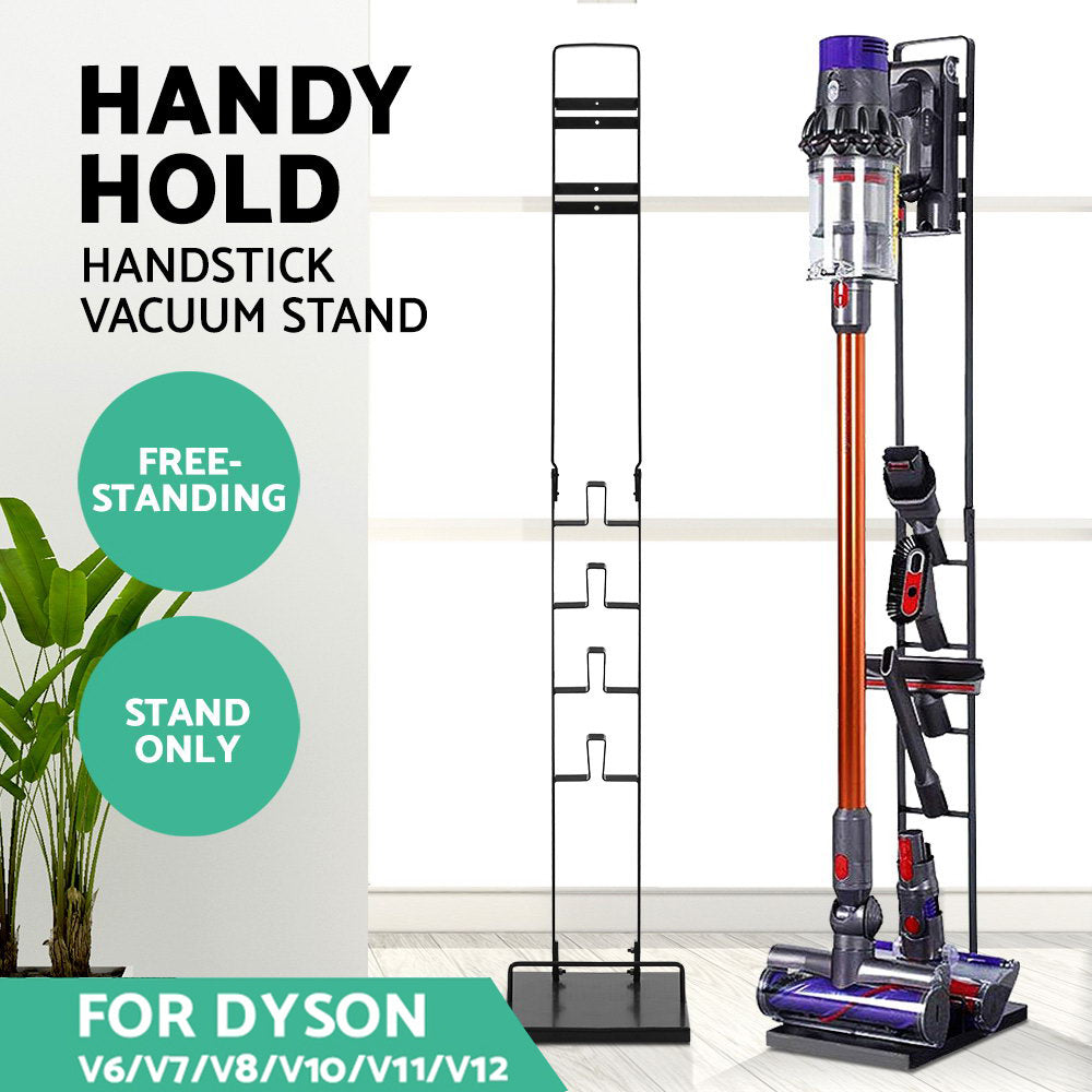 Dyson-Compatible Freestanding Vacuum Stand Black